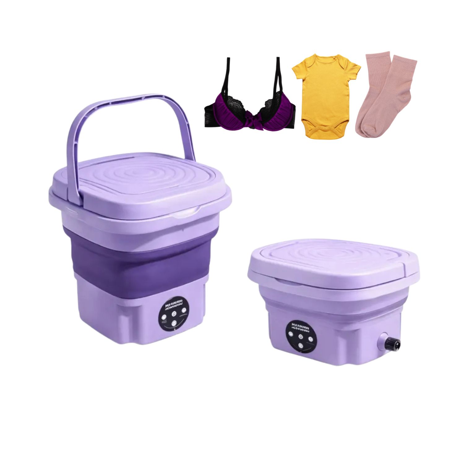 Mini Máquina De Lavar Roupas Íntimas