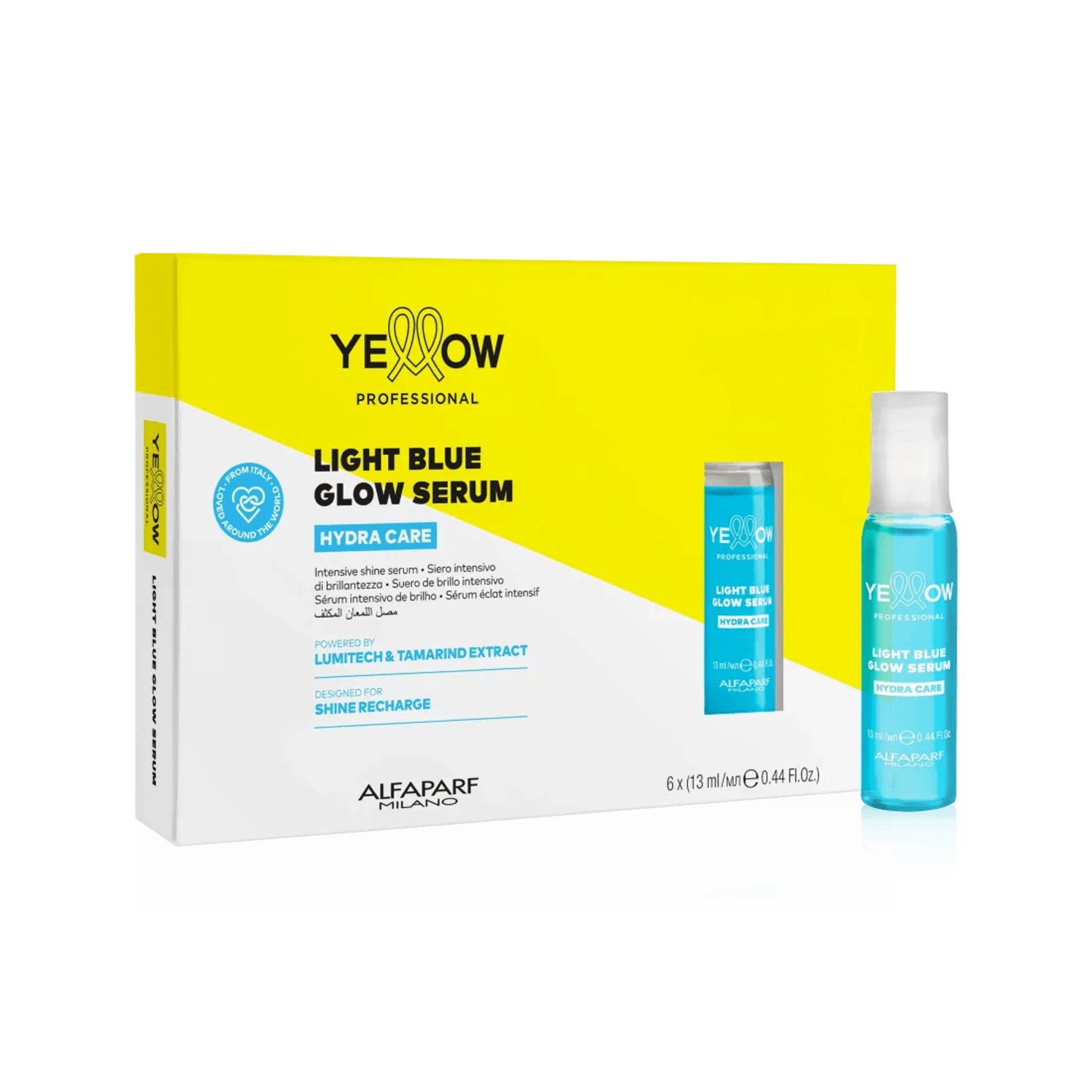 Yellow Hydra Care Light Blue Glow Serum Caixa 06 un de 13ml