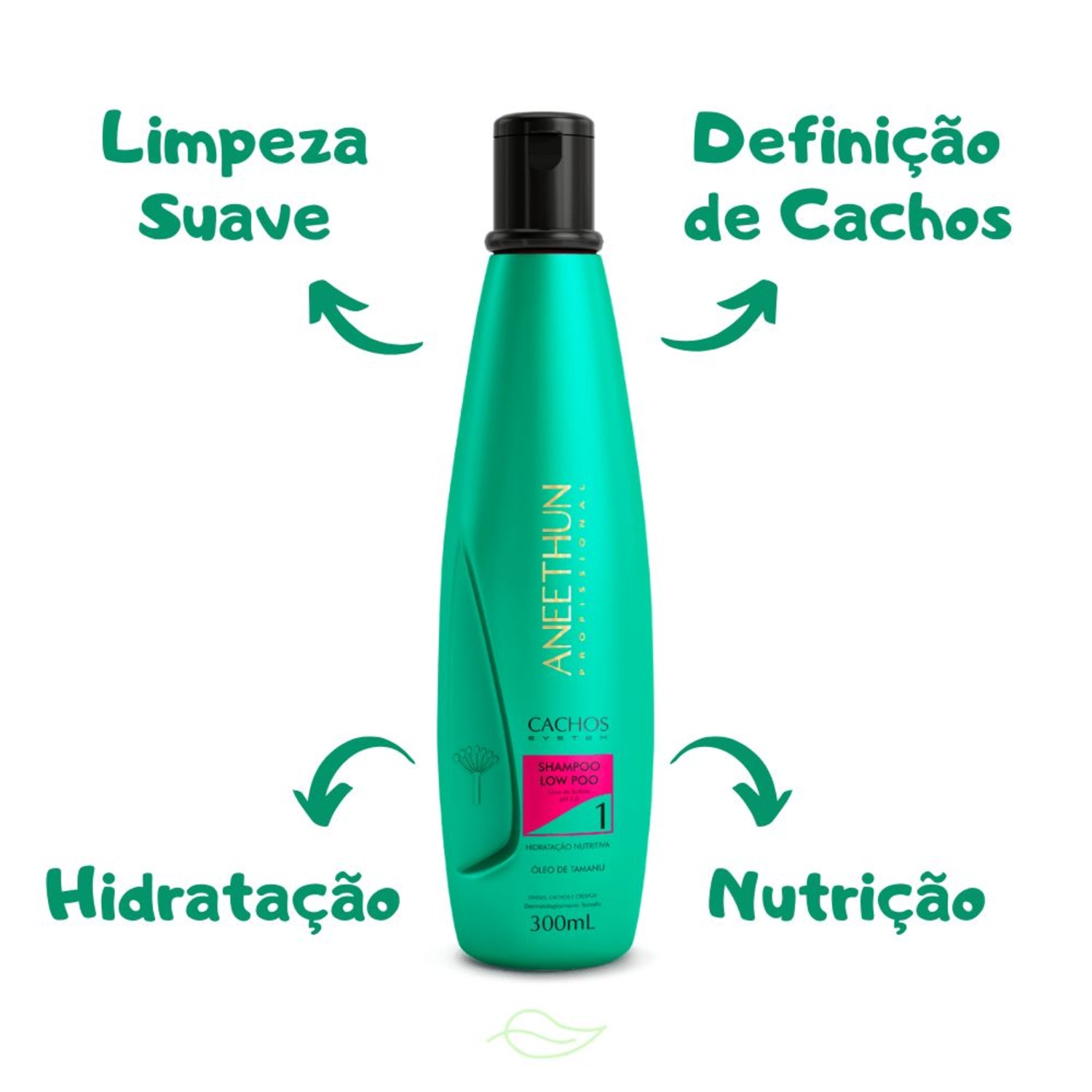 Aneethun Cachos System Shampoo, Máscara e Finalizador Ondas