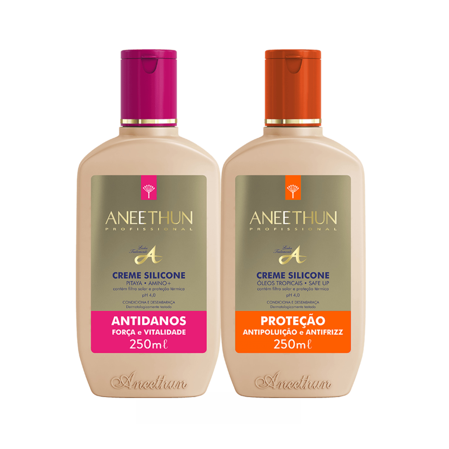 Aneethun Duo Linha A Creme de Silicone (Proteção + Antidanos) 250ml