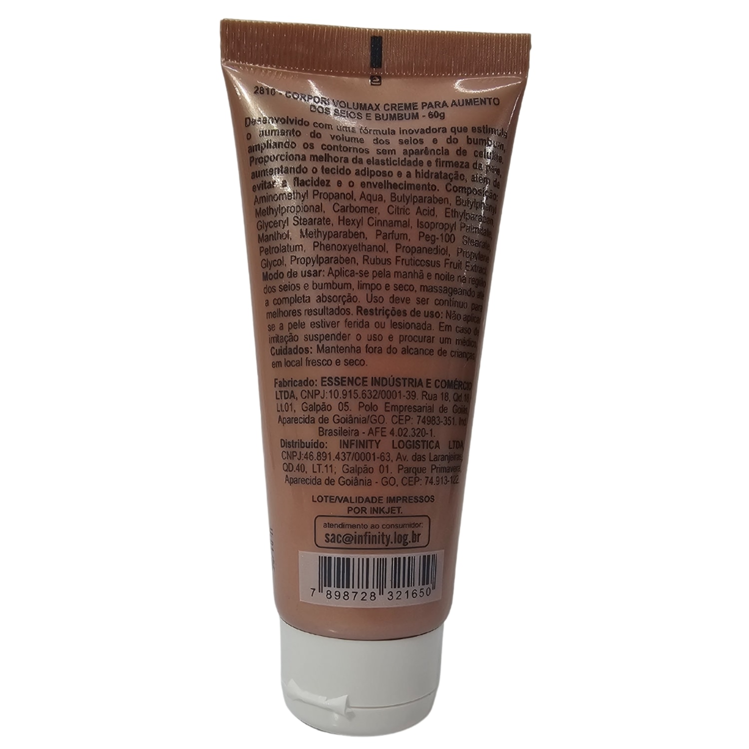 Abelha Rainha Corpori Creme para Aumentar os Seios e Bumbum Volumax 60g