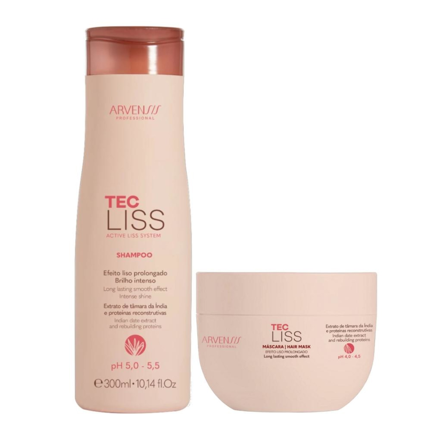 Kit Arvensis Tec Liss - Shampoo + Máscara