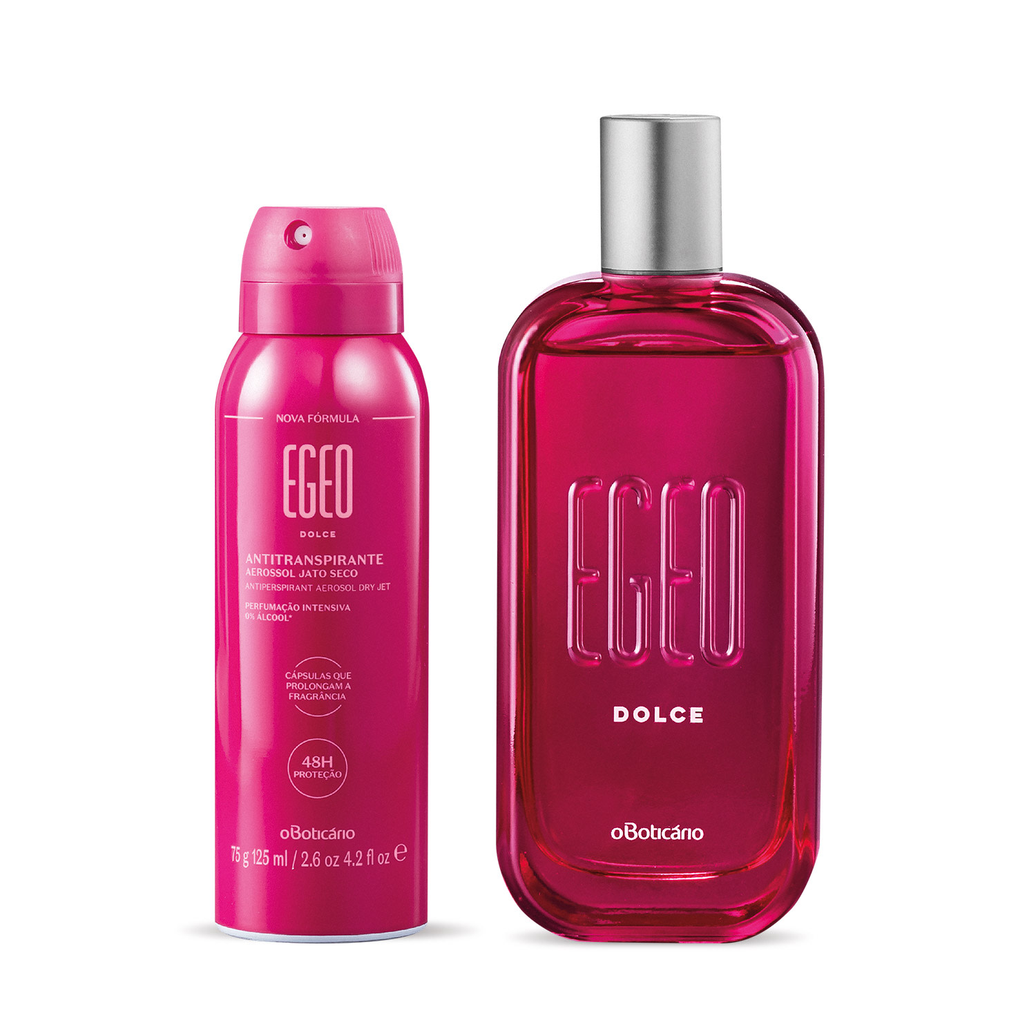 Combo Presente Egeo Dolce: Desodorante Colônia 90ml + Desodorante Aerossol 75g