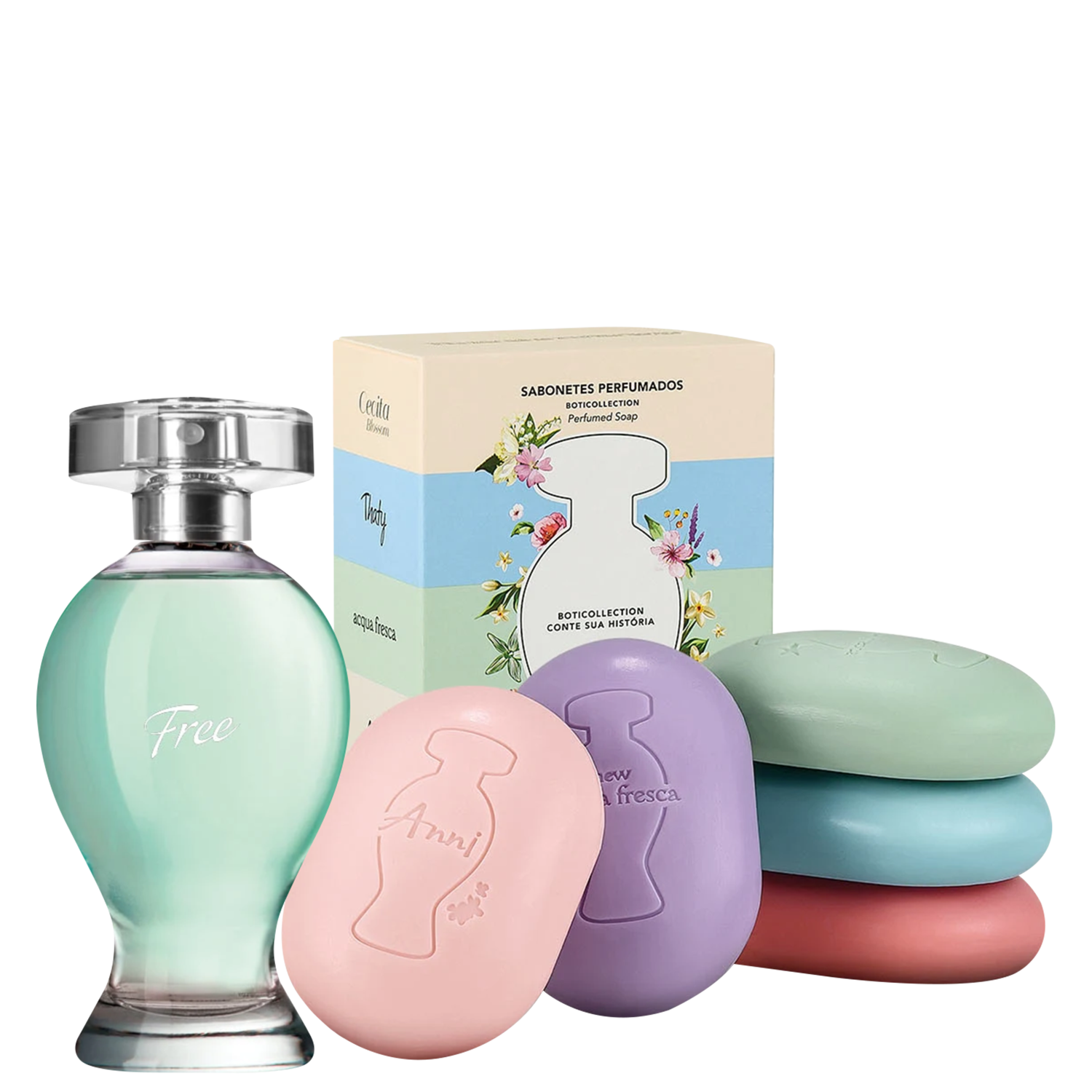 Conjunto Boticollection Free o Boticário Feminino (2 Produtos)