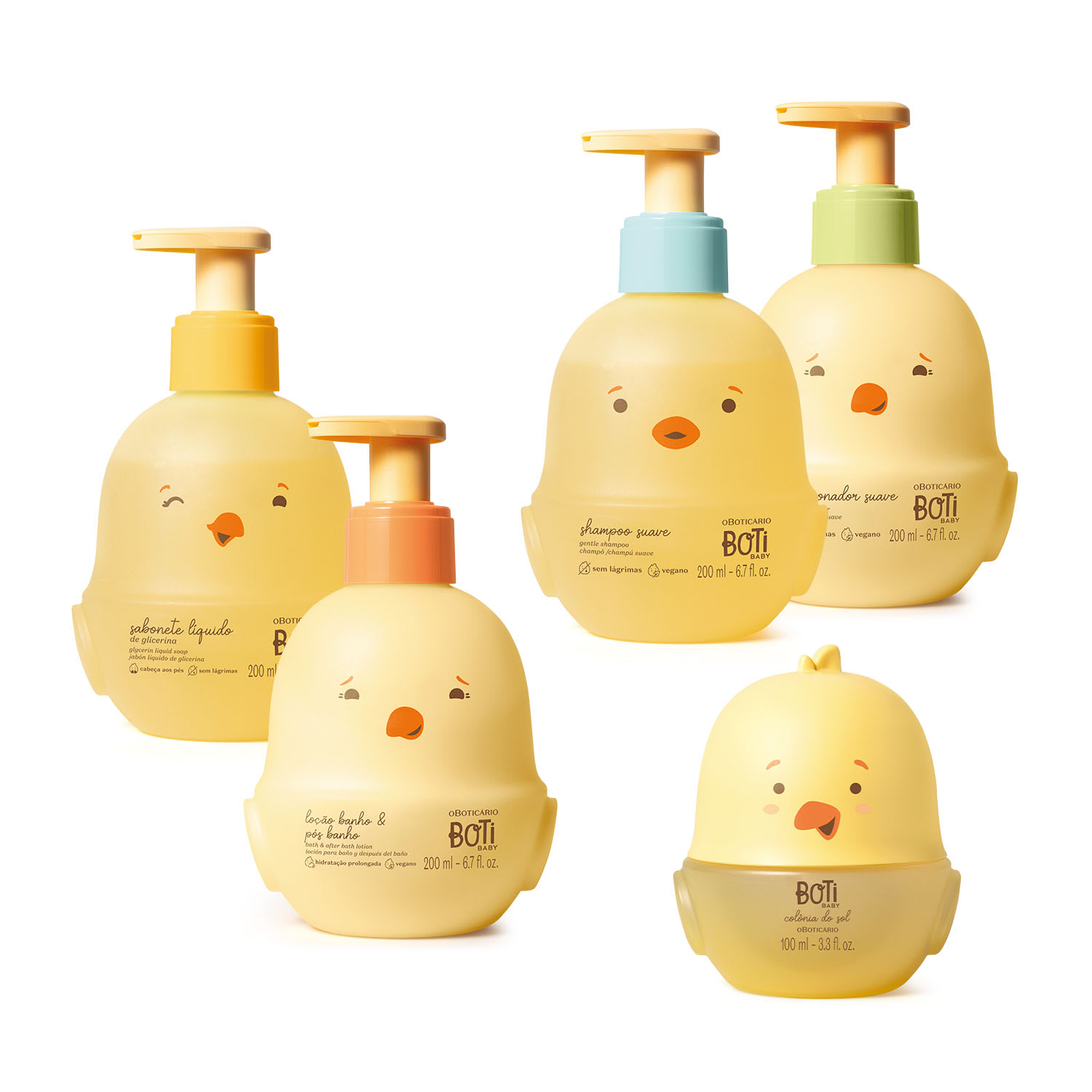 Combo Boti Baby Banho (5 itens) > Combo Boti Baby Banho (5 itens)