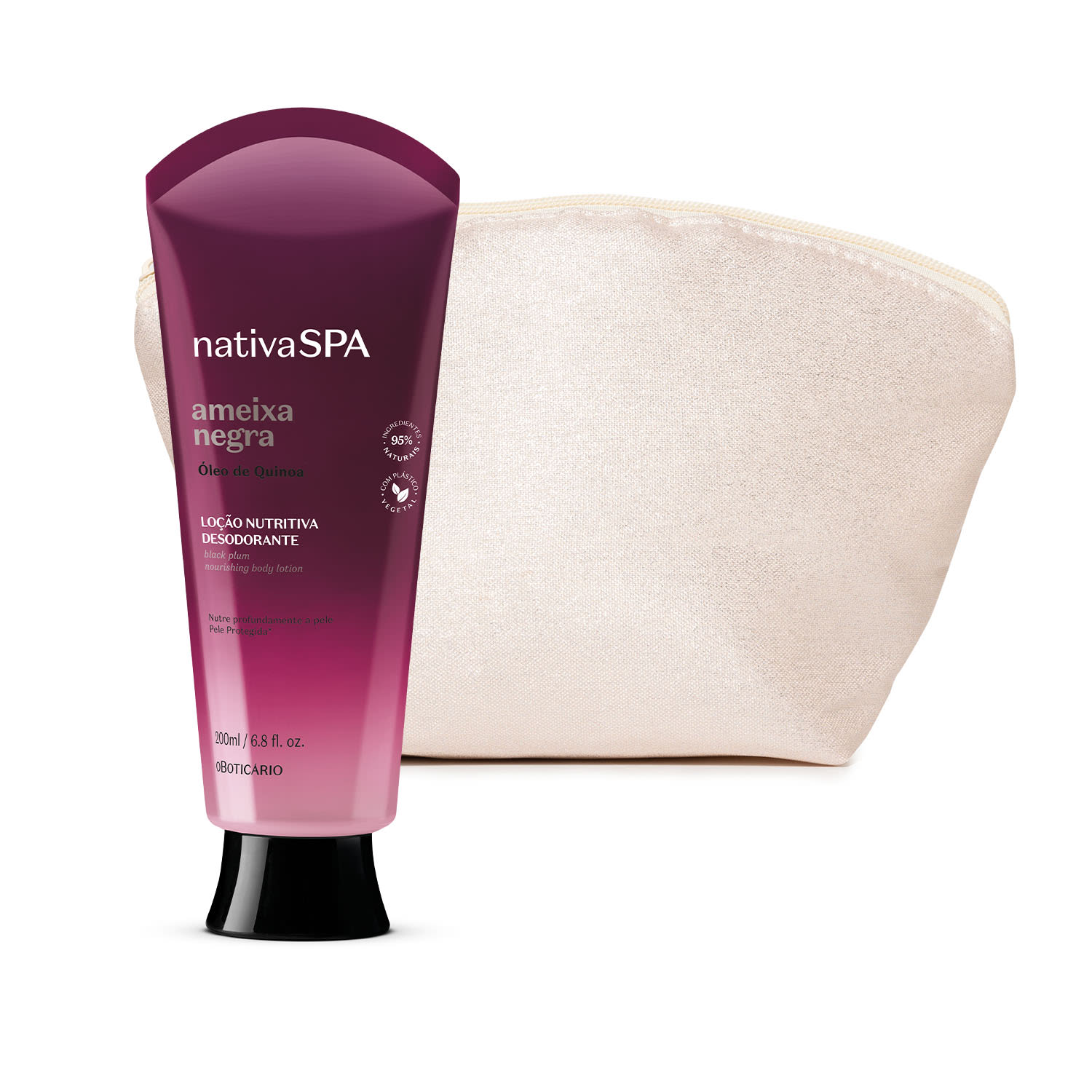 Combo Presente: Loção Corporal Nativa SPA Ameixa Negra 200ml + Nécessaire > Combo Presente: Loção Corporal Nativa SPA Ameixa Negra 200ml + Nécessaire