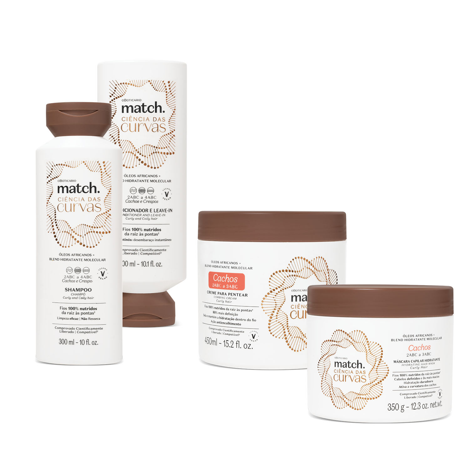 Combo Match Ciência das Curvas (2A a 3C) (4 itens) > Combo Match Ciência das Curvas (2A a 3C) (4 itens)