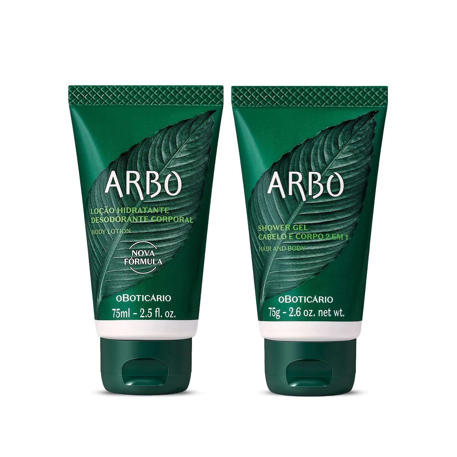 Combo Presente Arbo: Shower Gel Cabelo e Corpo 75g + Loção Desodorante Hidratante Corporal 75ml > Combo Presente Arbo: Shower Gel Cabelo e Corpo 75g + Loção Desodorante Hidratante Corporal 75ml