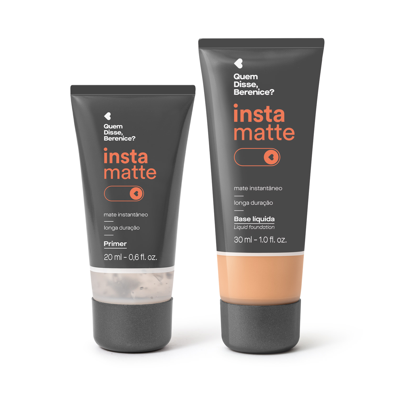 Combo Instamatte Quem Disse, Berenice?: Primer Facial Líquido 20ml + Base Líquida 180Q 30ml > Combo Instamatte Quem Disse, Berenice?: Primer Facial Líquido 20ml + Base Líquida 180Q 30ml