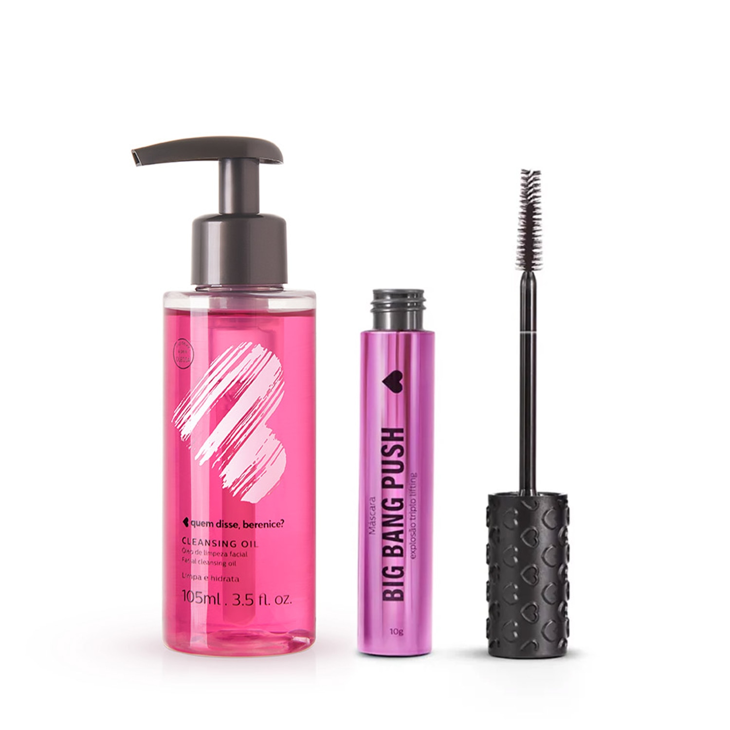 Combo Quem Disse, Berenice? Máscara de Cílios 10g + Demaquilante Cleasing Oil 105ml > Combo Quem Disse, Berenice? Máscara de Cílios 10g + Demaquilante Cleasing Oil 105ml