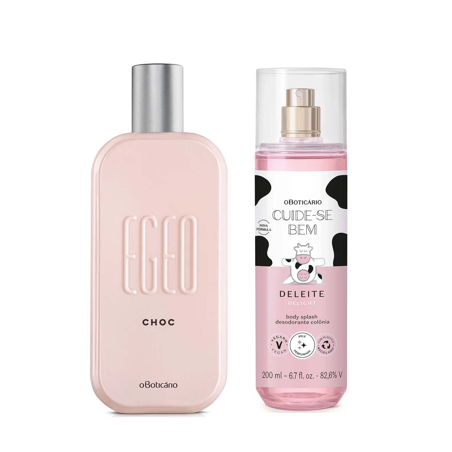 Combo Egeo Choc Desodorante Colônia 90ml + Body Splash Cuide-se Bem Deleite 200ml > Combo Egeo Choc Desodorante Colônia 90ml + Body Splash Cuide-se Bem Deleite 200ml