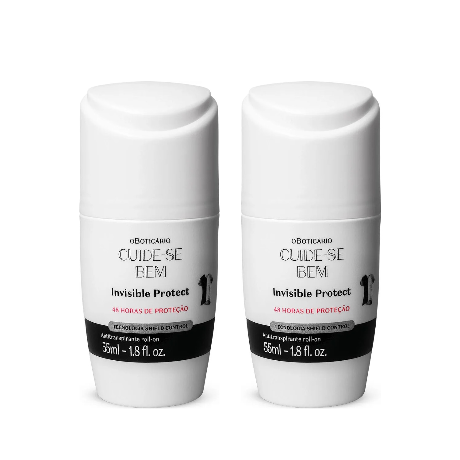 Combo Cuide-se Bem Invisible Protect: Desodorante Antitranspirante Roll-on 2x55ml > Combo Cuide-se Bem Invisible Protect: Desodorante Antitranspirante Roll-on 2x55ml