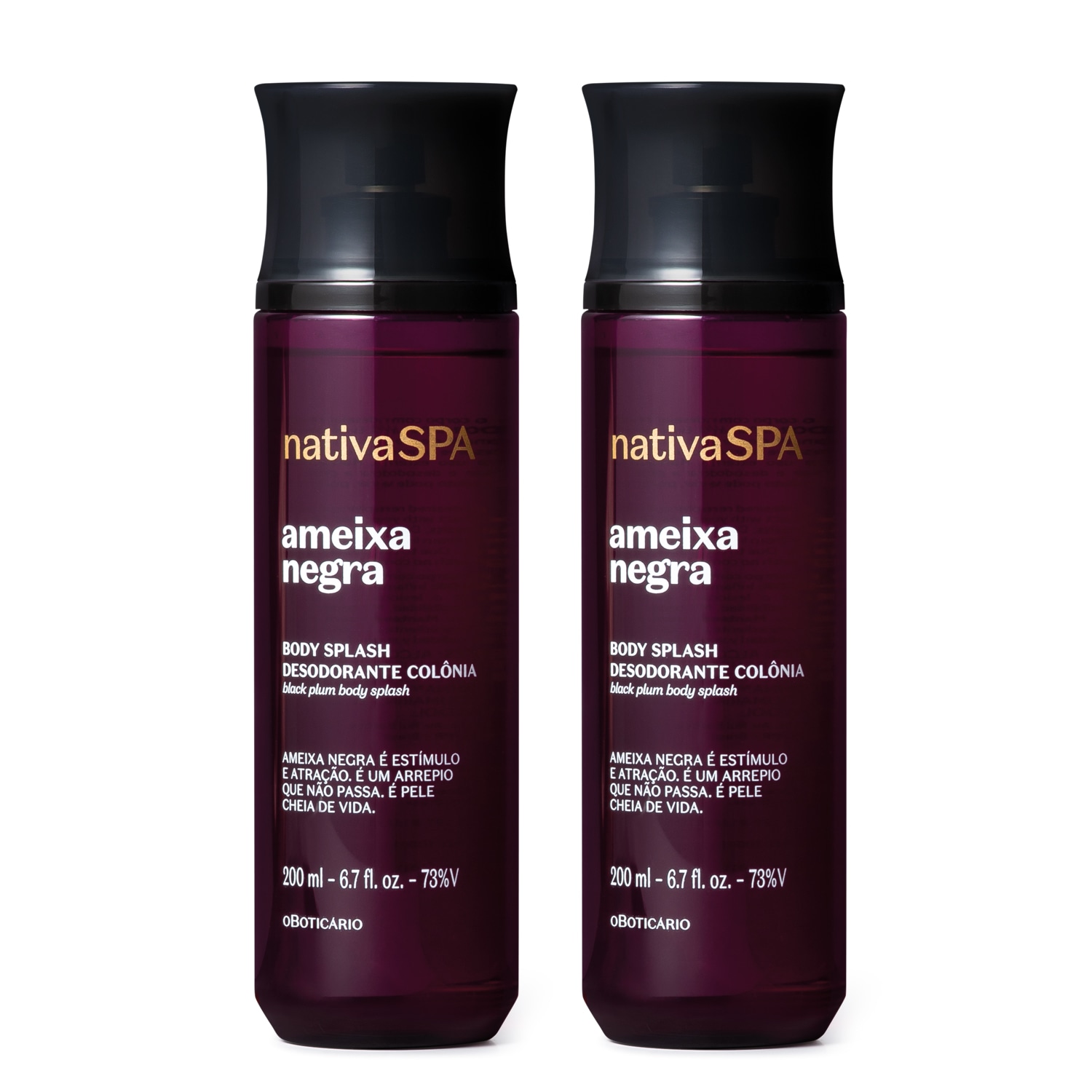 Combo Body Splash Ameixa Negra 200ml (2 itens) > Combo Body Splash Ameixa Negra 200ml (2 itens)