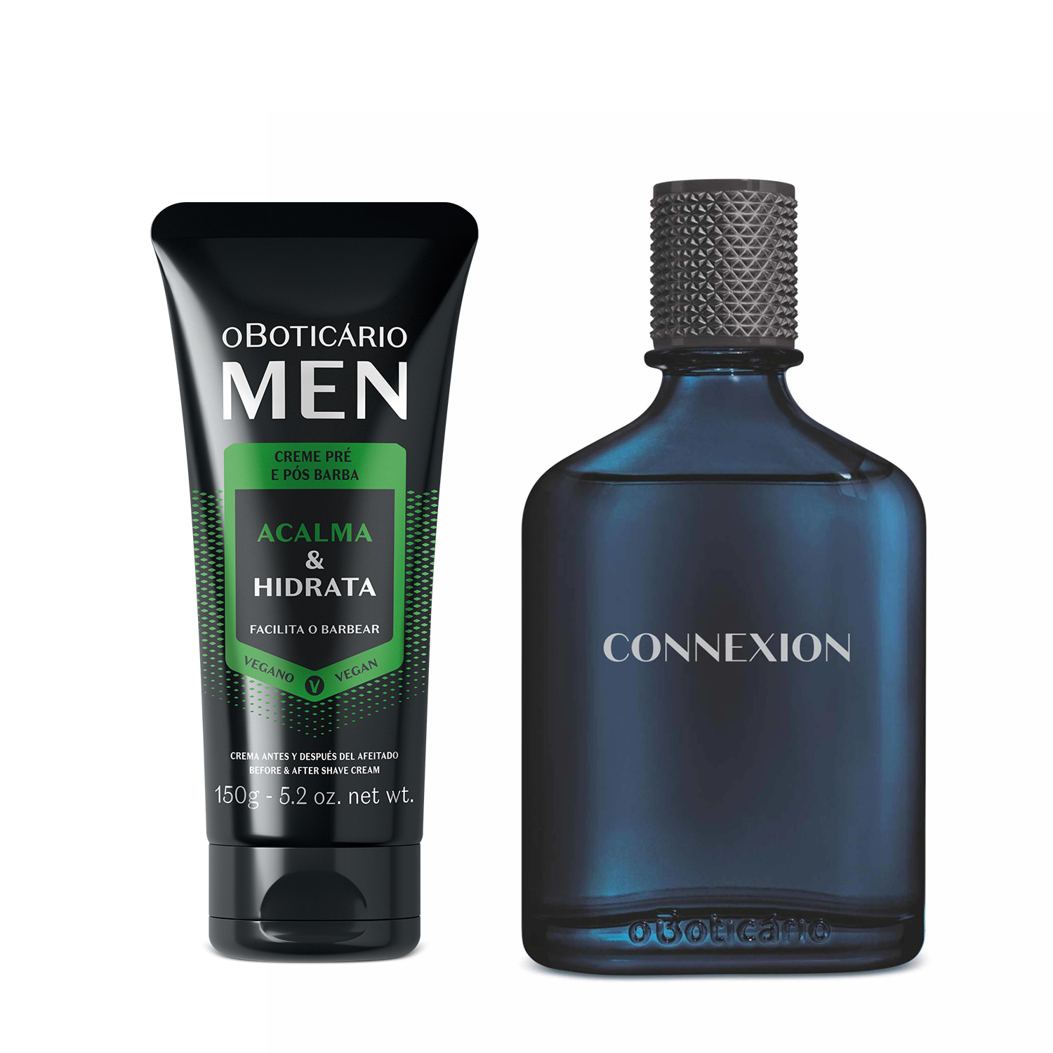 Combo Connexion Desodorante Colônia 100m + Creme Pré e Pós-Barba Men 150g > Combo Connexion Desodorante Colônia 100m + Creme Pré e Pós-Barba Men 150g