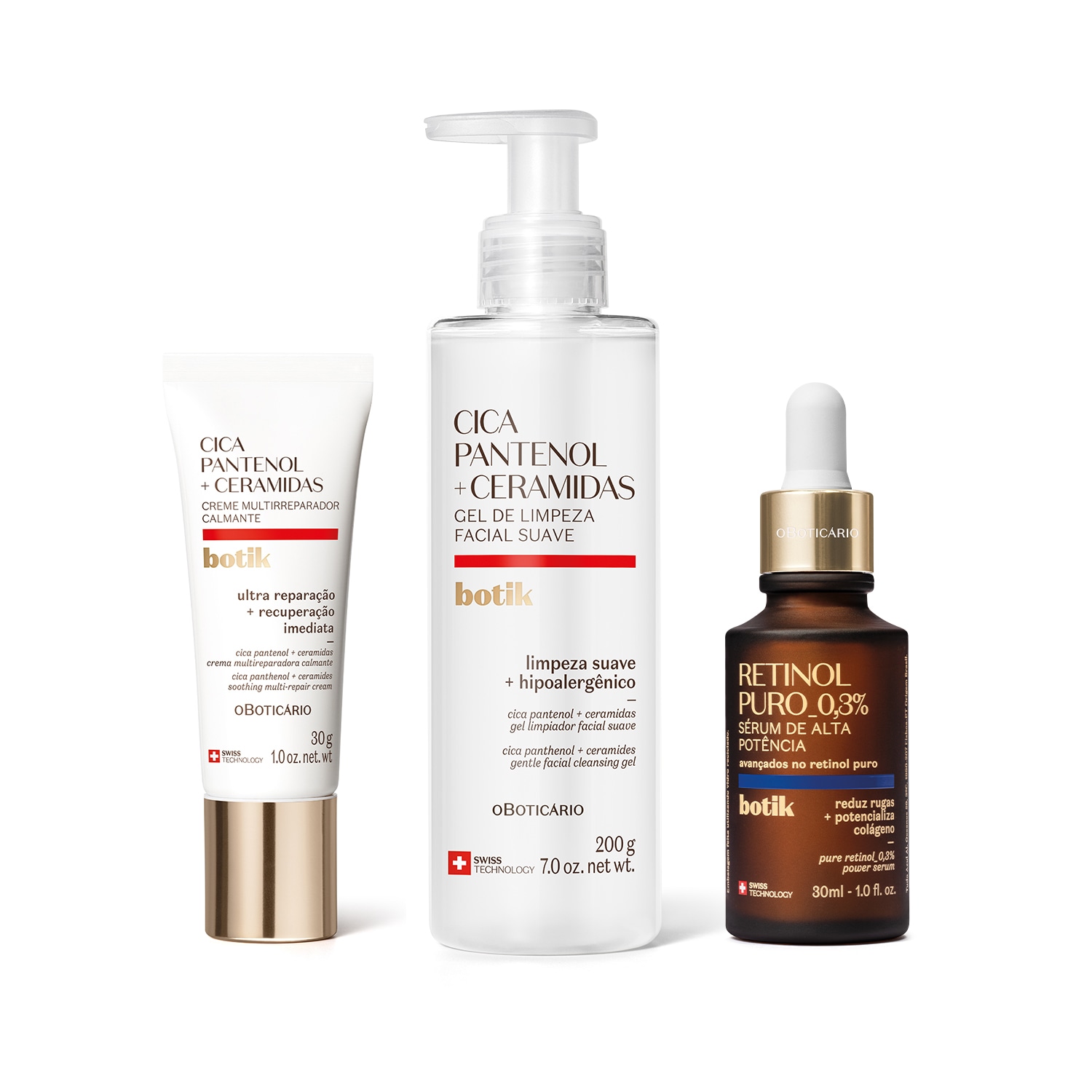 Kit Skincare Noturno para Pele Madura com Rugas Botik (3 itens) > Kit Skincare Noturno para Pele Madura com Rugas Botik (3 itens)