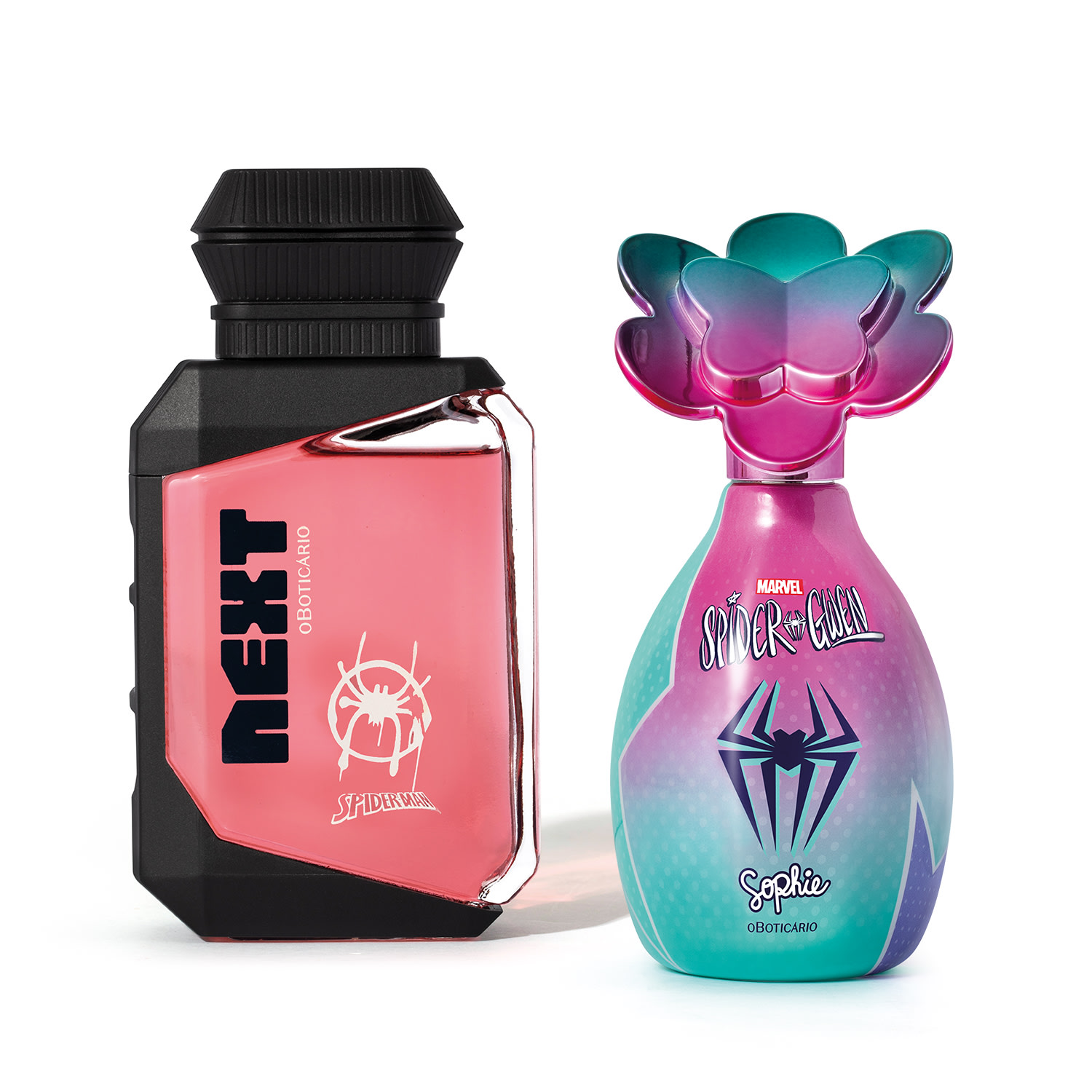 Combo Colônia Infantil: Next Spider Man 75ml + Sophie Spider-Gwen 100ml > Combo Colônia Infantil: Next Spider Man 75ml + Sophie Spider-Gwen 100ml