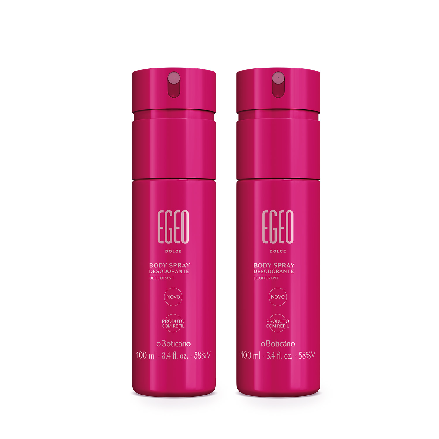 Combo Desodorante Body Spray Egeo Dolce 100ml (2 unidades) > Combo Desodorante Body Spray Egeo Dolce 100ml (2 unidades)