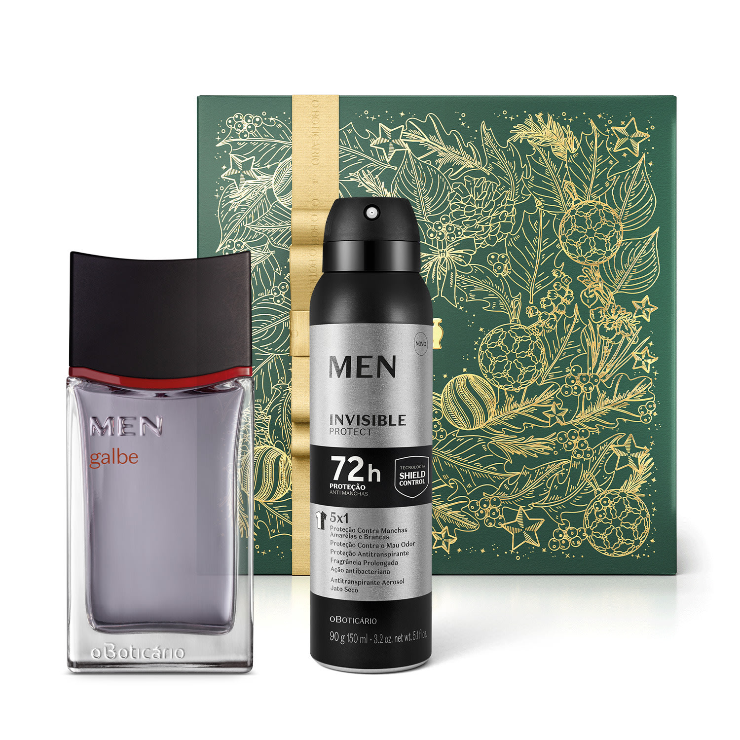 Combo Presente Men: Galbe Desodorante Colônia 100ml + Invisible Desodorante Antitranspirante 150ml + Caixa de Presente > Combo Presente Men: Galbe Desodorante Colônia 100ml + Invisible Desodorante Antitranspirante 150ml + Caixa de Presente