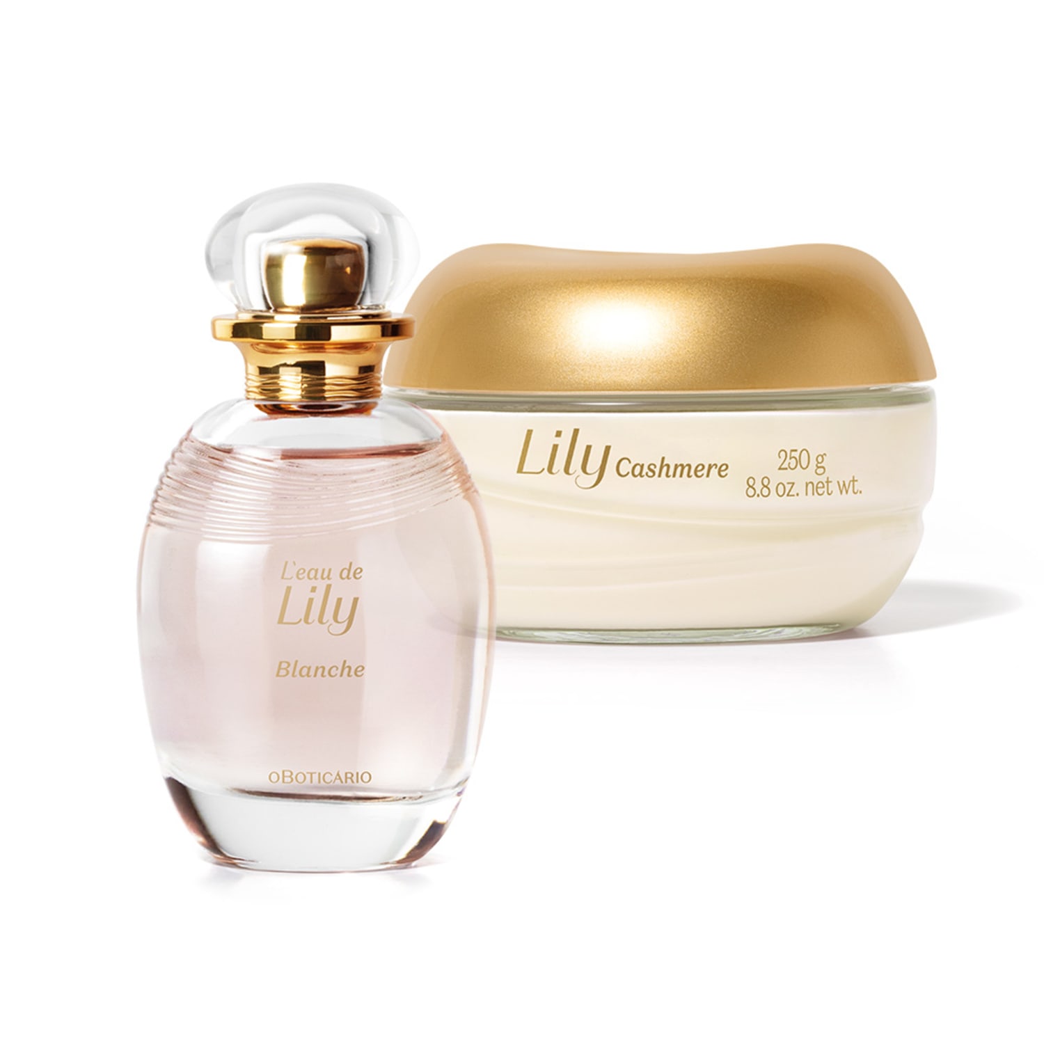 Combo Lily: Blanche Desodorante Colônia 75ml + Creme Acetinado Cashmere 250g > Combo Lily: Blanche Desodorante Colônia 75ml + Creme Acetinado Cashmere 250g