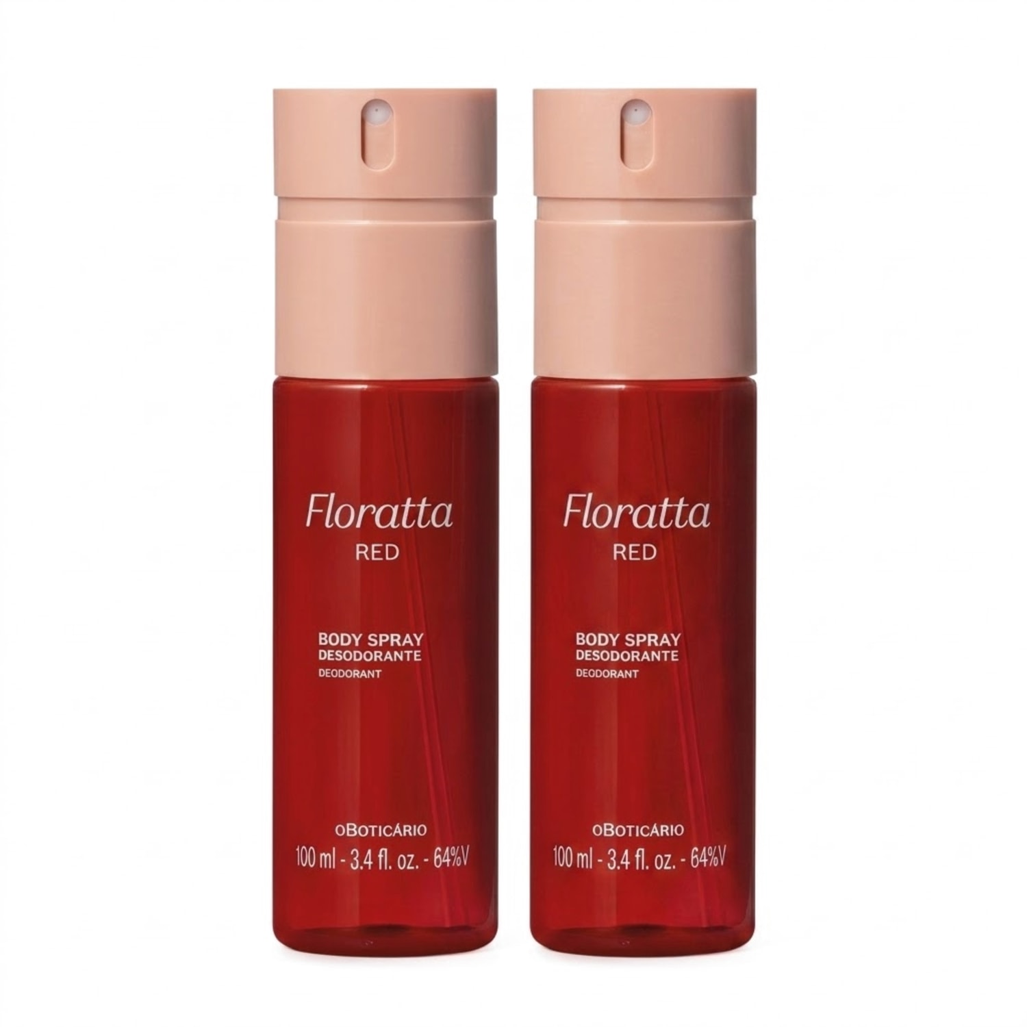 Combo Body Spray Desodorante Floratta Red 100ml (2 itens) > Combo Body Spray Desodorante Floratta Red 100ml (2 itens)