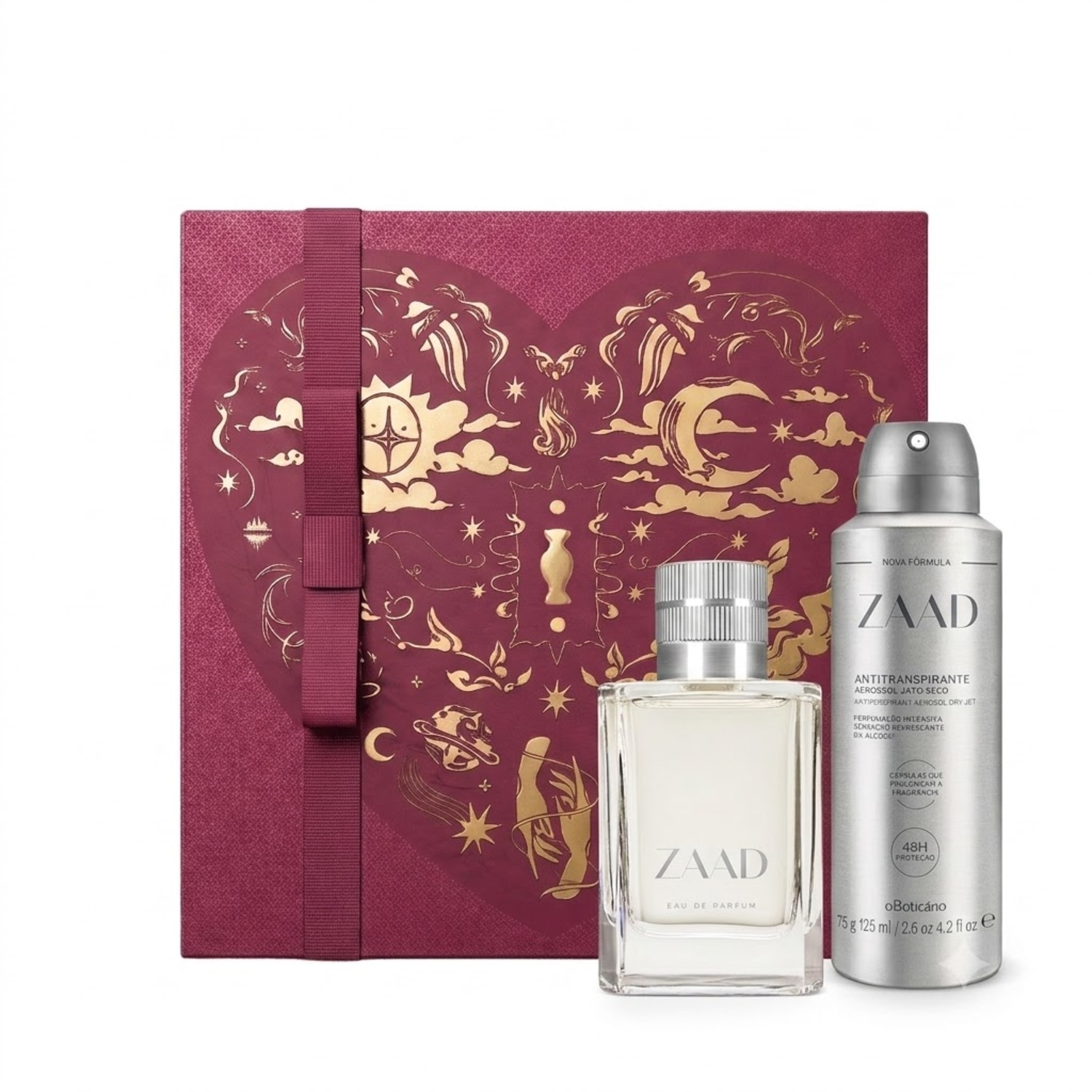 Combo Presente Zaad: Eau De Parfum 50ml + Desodorante Antitranspirante 75g