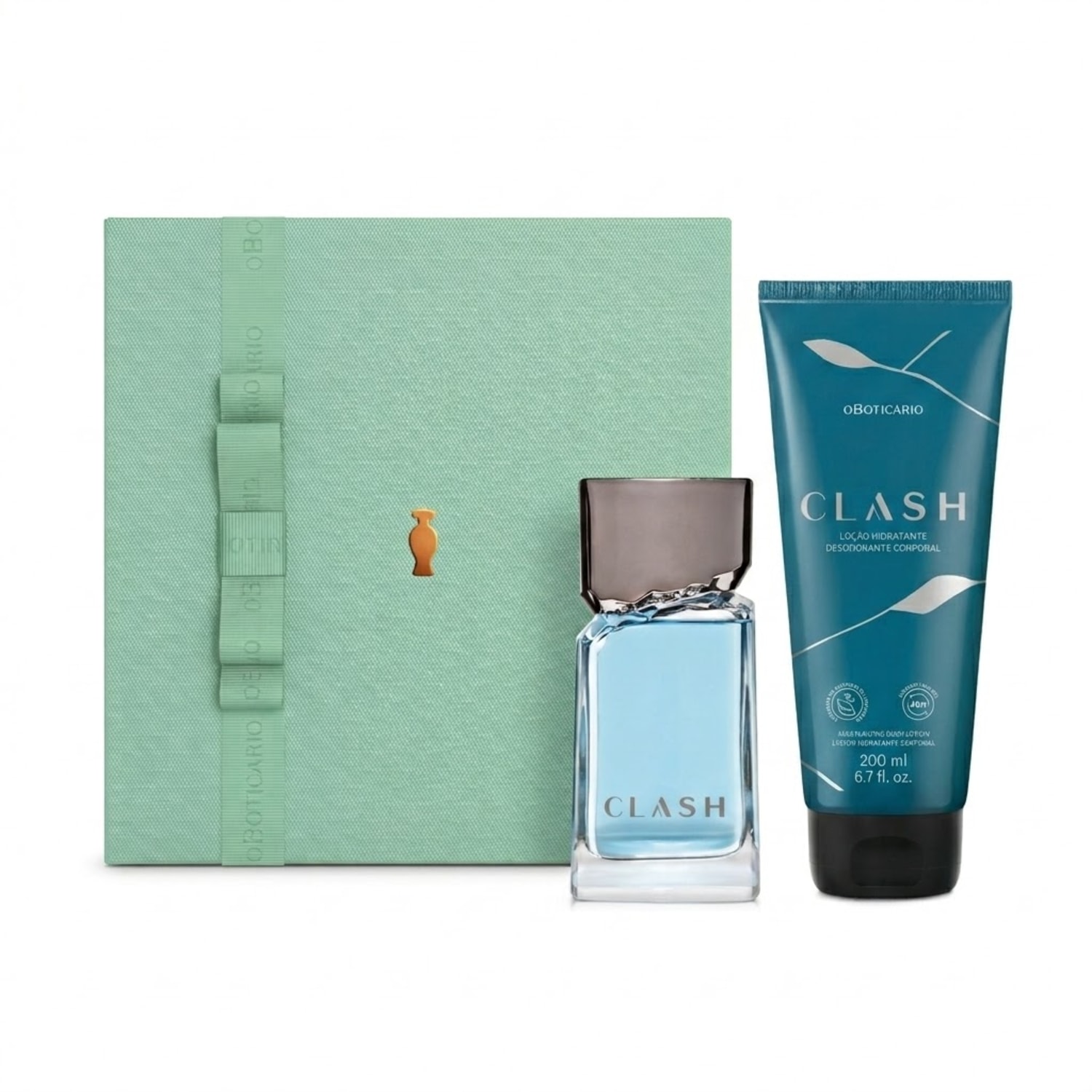 Combo Presente Dia Dos Namorados Clash: Desodorante Colônia 100ml + Loção Corporal 200ml > Combo Presente Dia Dos Namorados Clash: Desodorante Colônia 100ml + Loção Corporal 200ml