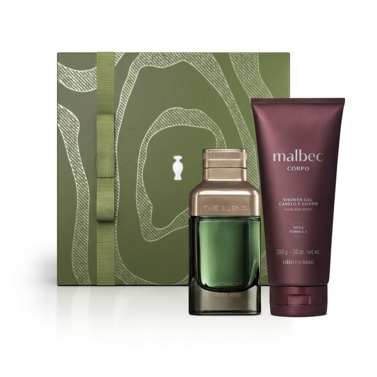 Combo Presente Dia dos Pais: The Blend Cardamom Eau de Parfum 100ml + Shower Gel Malbec 200g