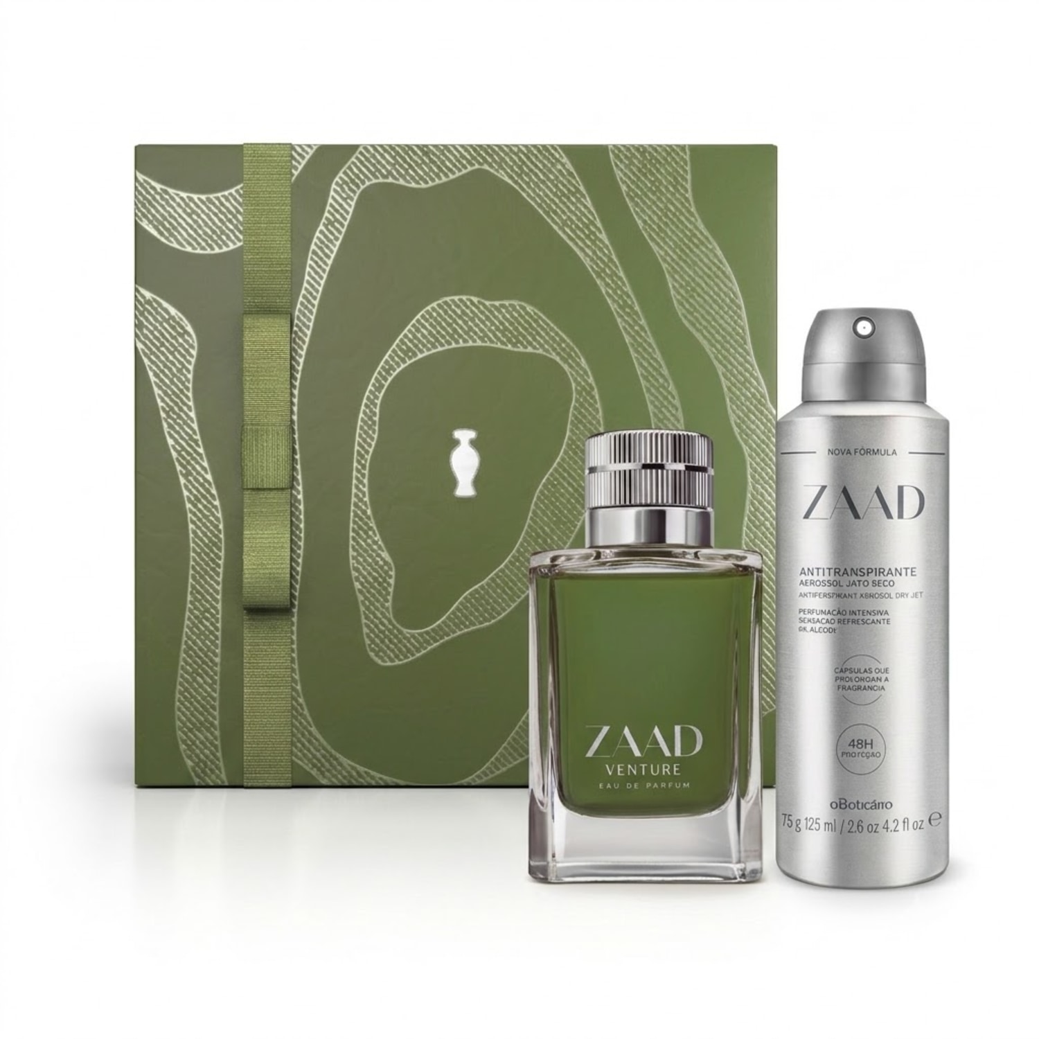 Combo Presente Dia dos Pais Zaad: Venture Eau De Parfum 95ml + Desodorante Aerossol 125ml/75g