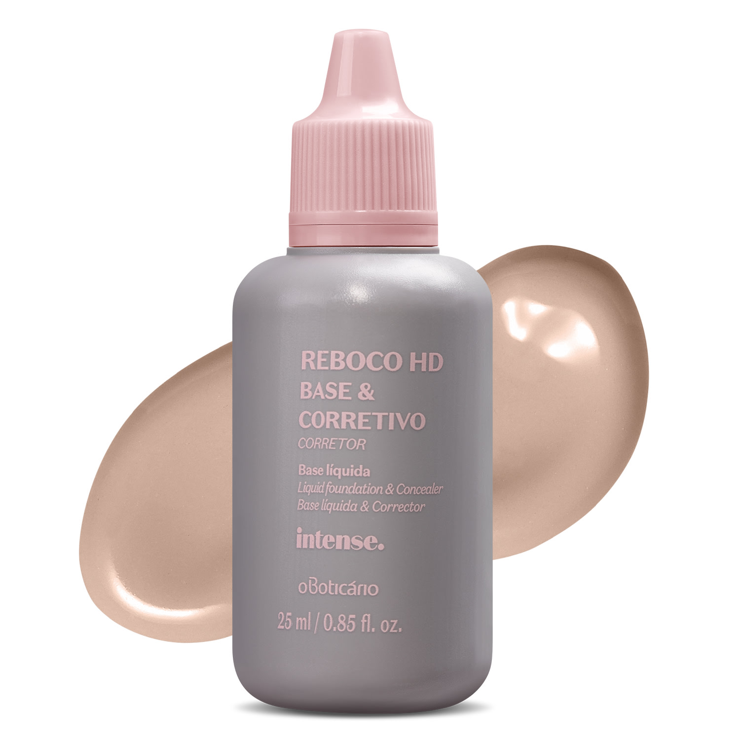 Base Líquida & Corretivo Reboco HD Cor 3 Intense 24g > Base Líquida & Corretivo Reboco HD Cor 3 Intense 24g
