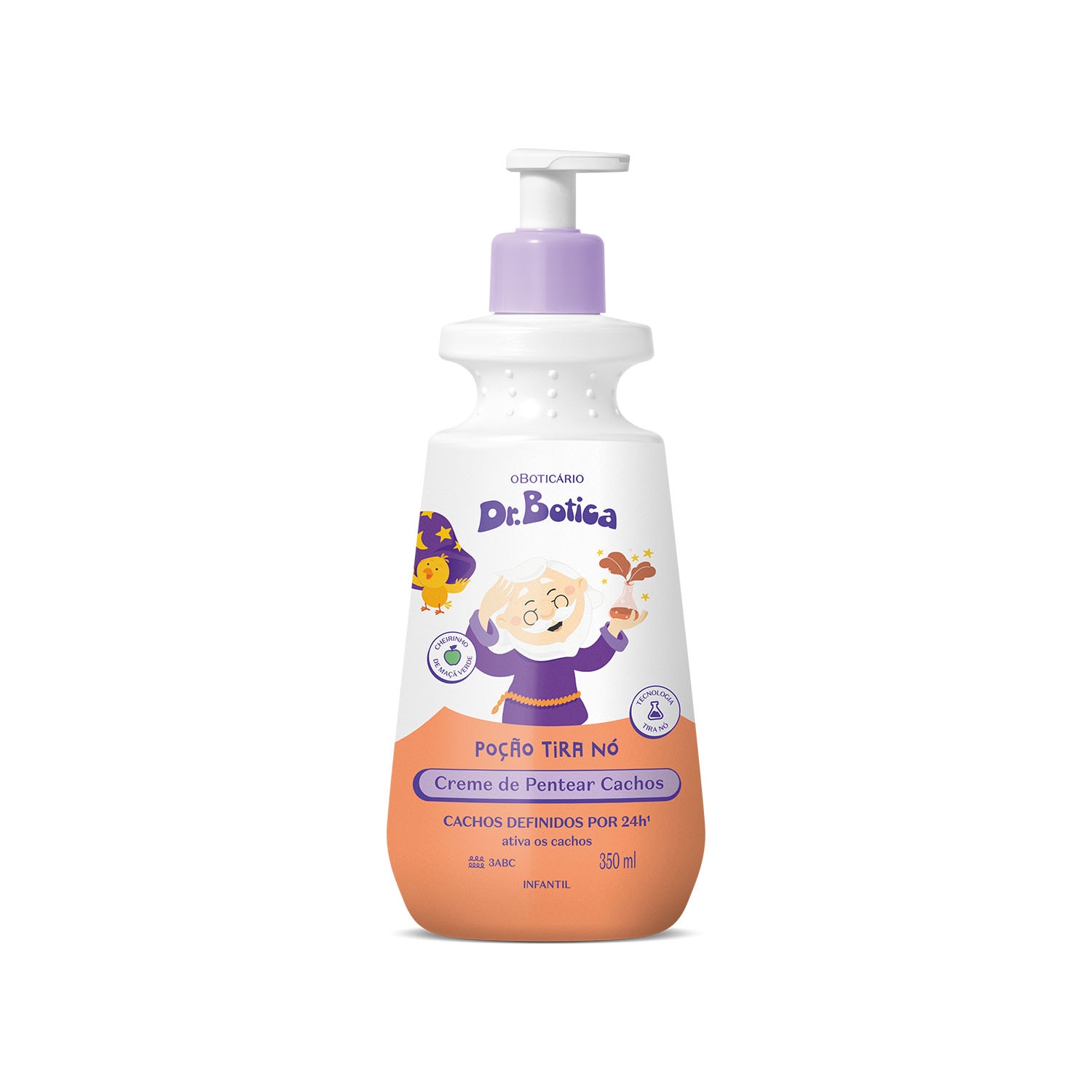 Creme Para Pentear Infantil Cabelos Cacheados 3 ABC Dr. Botica Poção Tira Nó 350ml > Creme Para Pentear Infantil Cabelos Cacheados 3 ABC Dr. Botica Poção Tira Nó 350ml