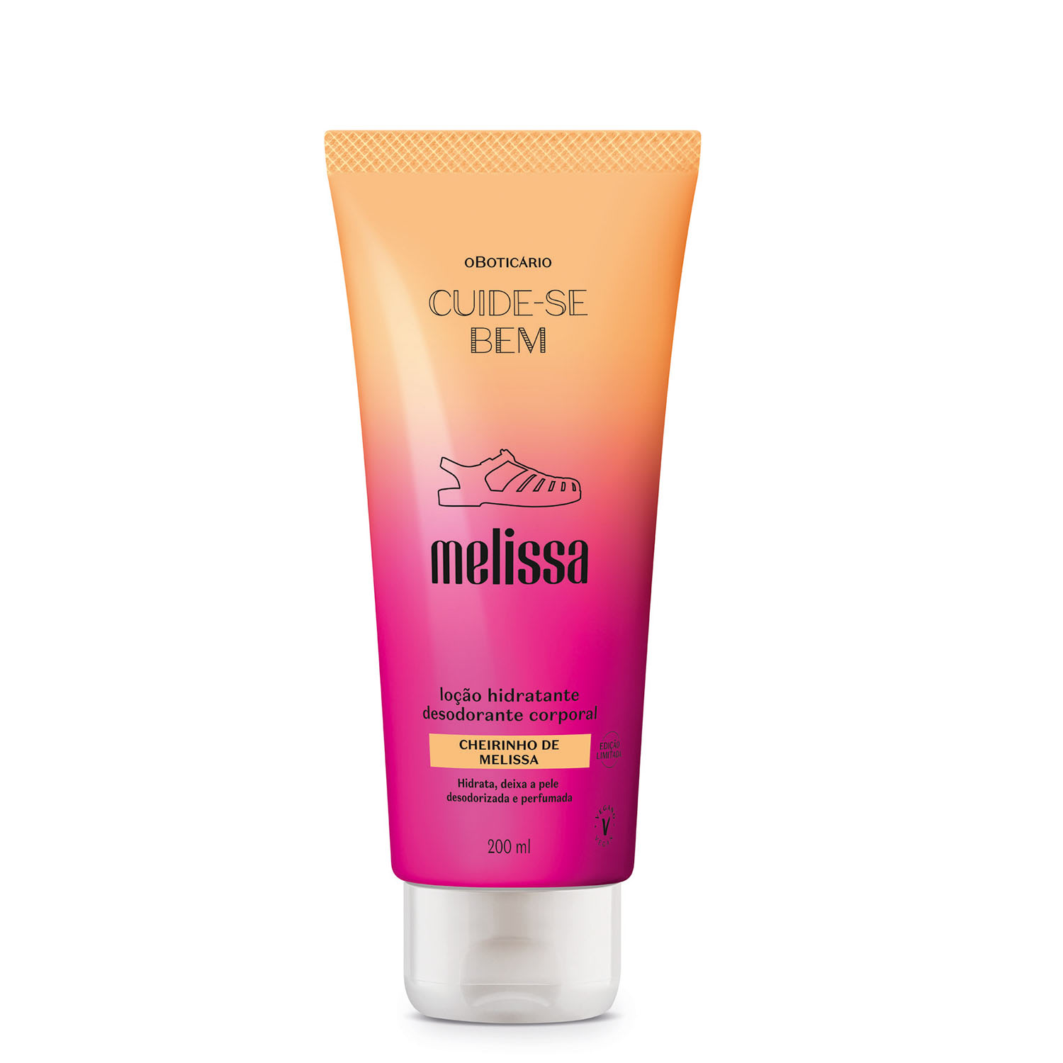 Loção Hidratante Desodorante Corporal Cuide-se Bem Melissa 200ml > Loção Hidratante Desodorante Corporal Cuide-se Bem Melissa 200ml