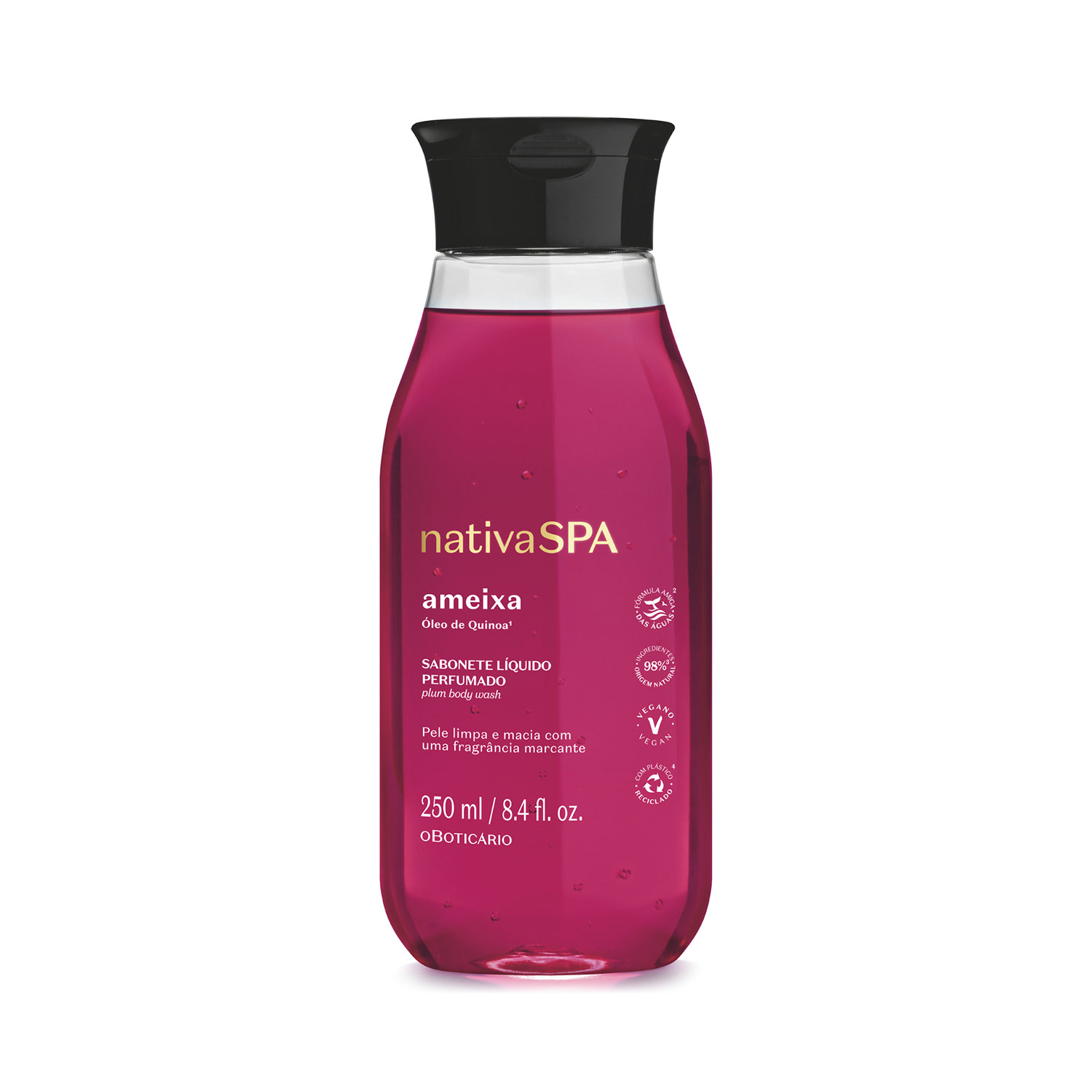 Sabonete Líquido Perfumado Nativa Spa Ameixa 250ml > Sabonete Líquido Perfumado Nativa Spa Ameixa 250ml