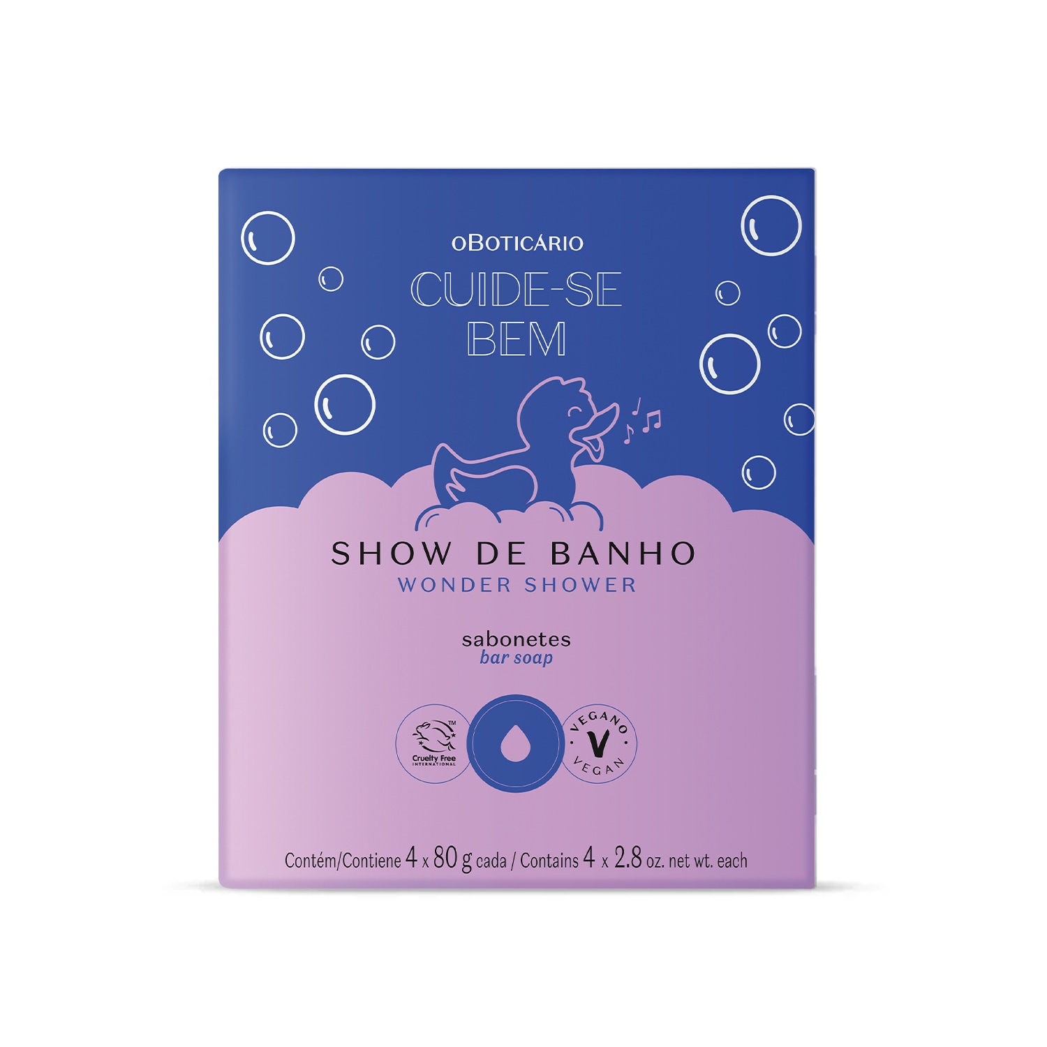 Sabonete em Barra Cuide-se Bem Show de Banho 4x80g > Sabonete em Barra Cuide-se Bem Show de Banho 4x80g