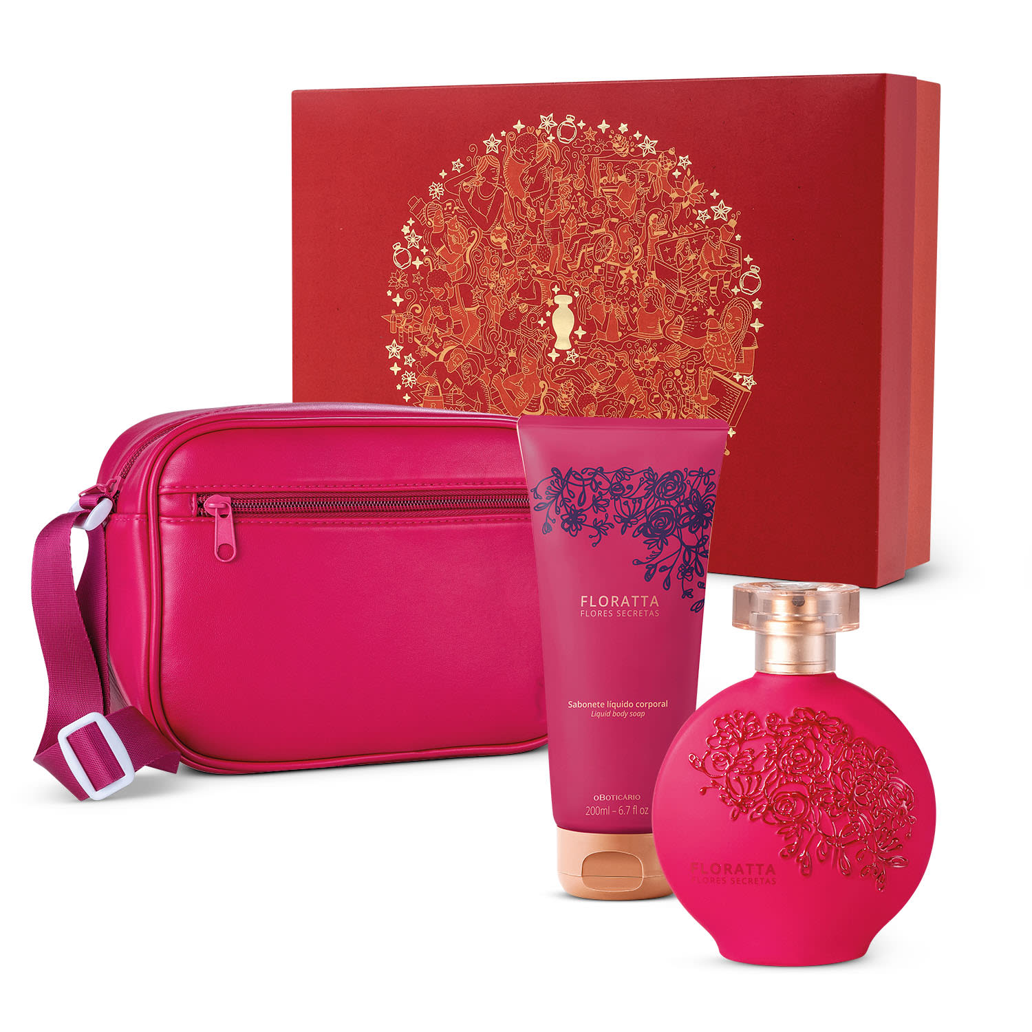 Kit Presente Floratta Flores Secretas (3 itens)