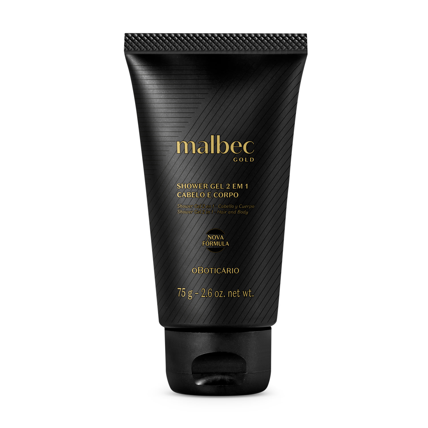 Shower Gel Cabelo e Corpo Malbec Gold 75g