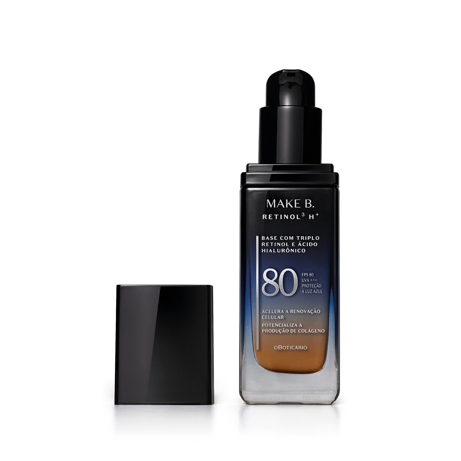 Base Líquida FPS80 Make B. Retinol³ H+ Cor 270Q 26g > Base Líquida FPS80 Make B. Retinol³ H+ Cor 270Q 26g