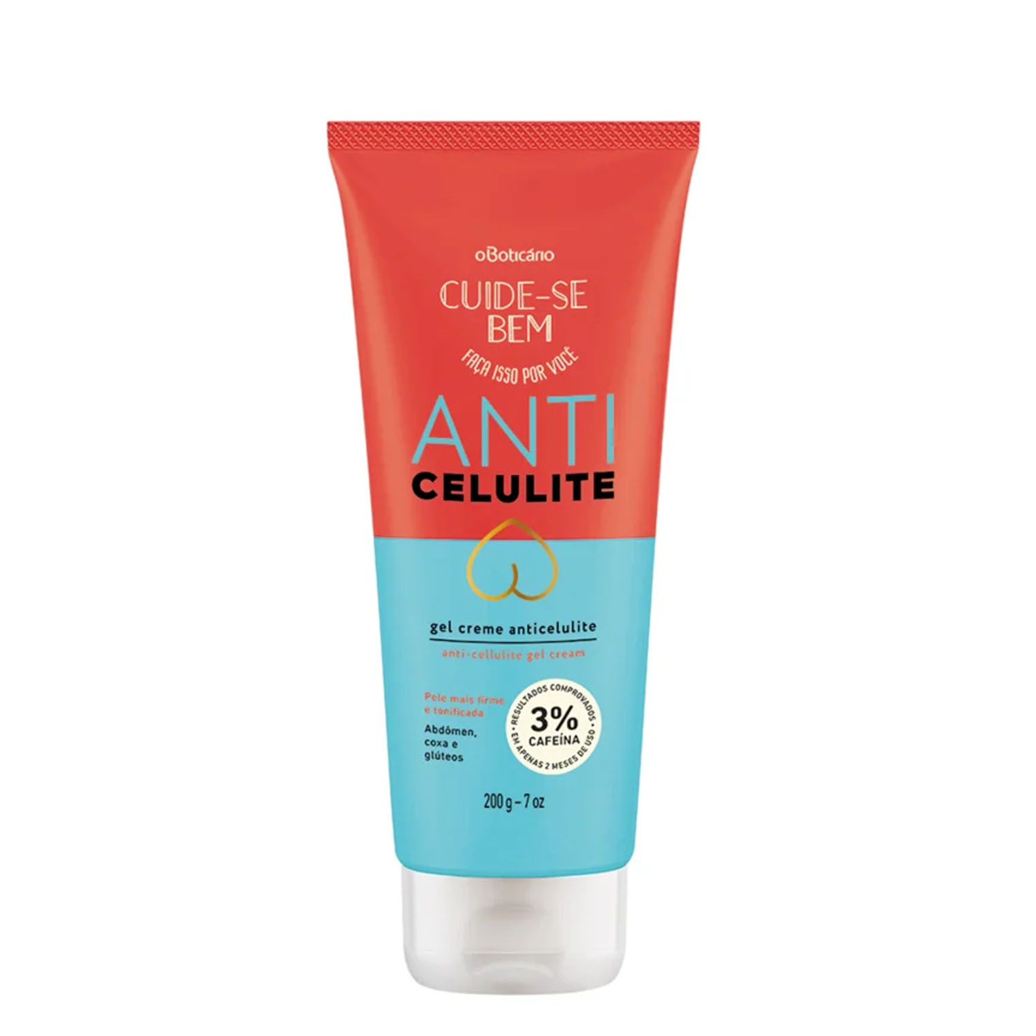 Gel de Massagem Creme Anticelulite Cuide-se Bem, 200ml