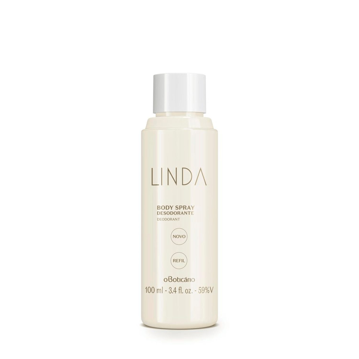 Refil Desodorante Body Spray Linda 100ml
