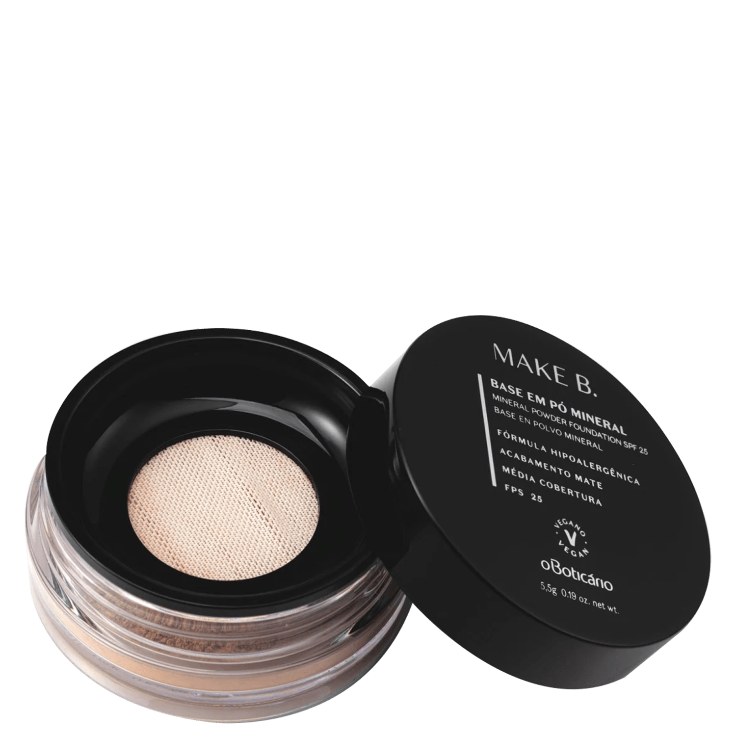o Boticário Make B. Mineral 40 - Base em Pó 5,5g