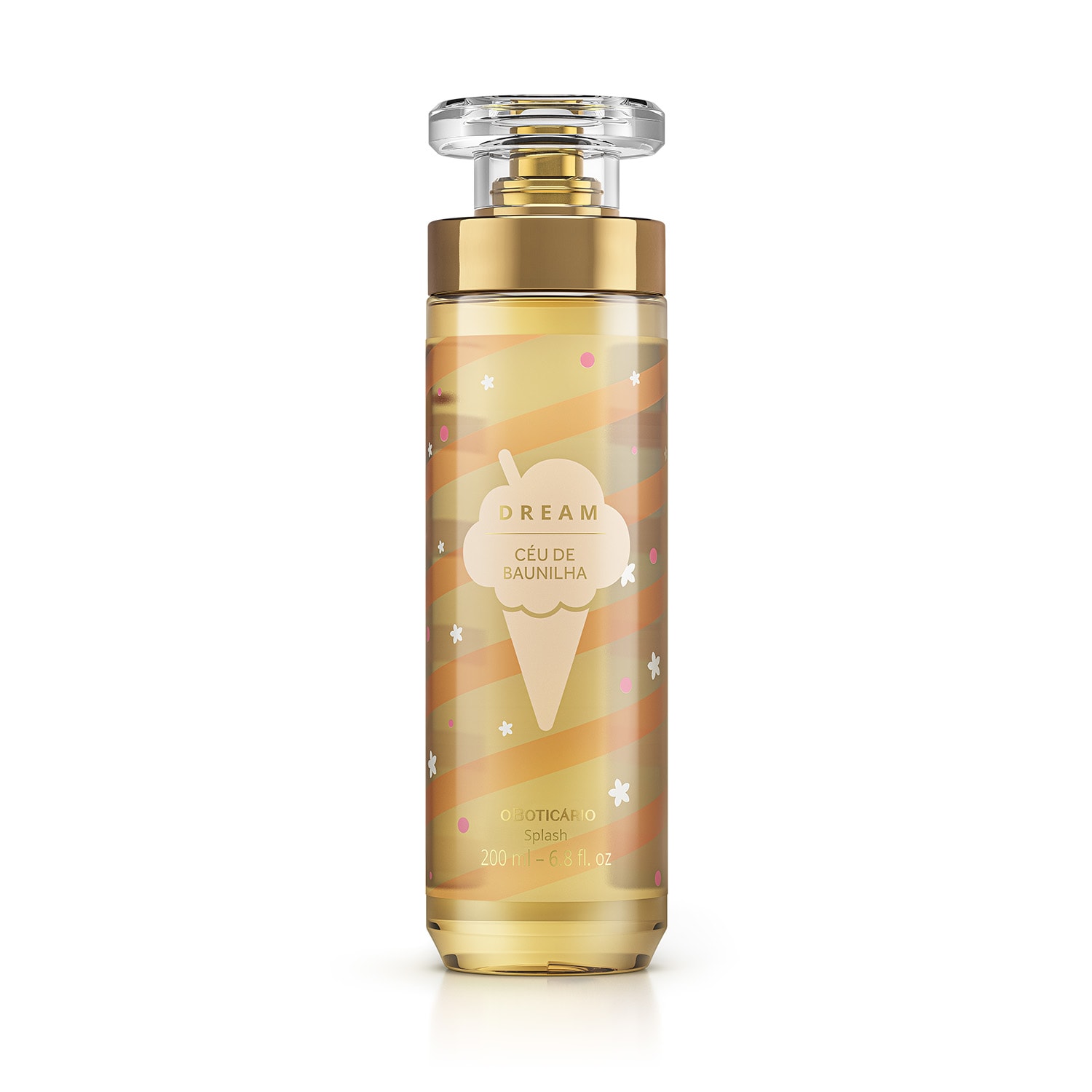 Body Splash Desodorante Colônia Dream Céu de Baunilha 200ml