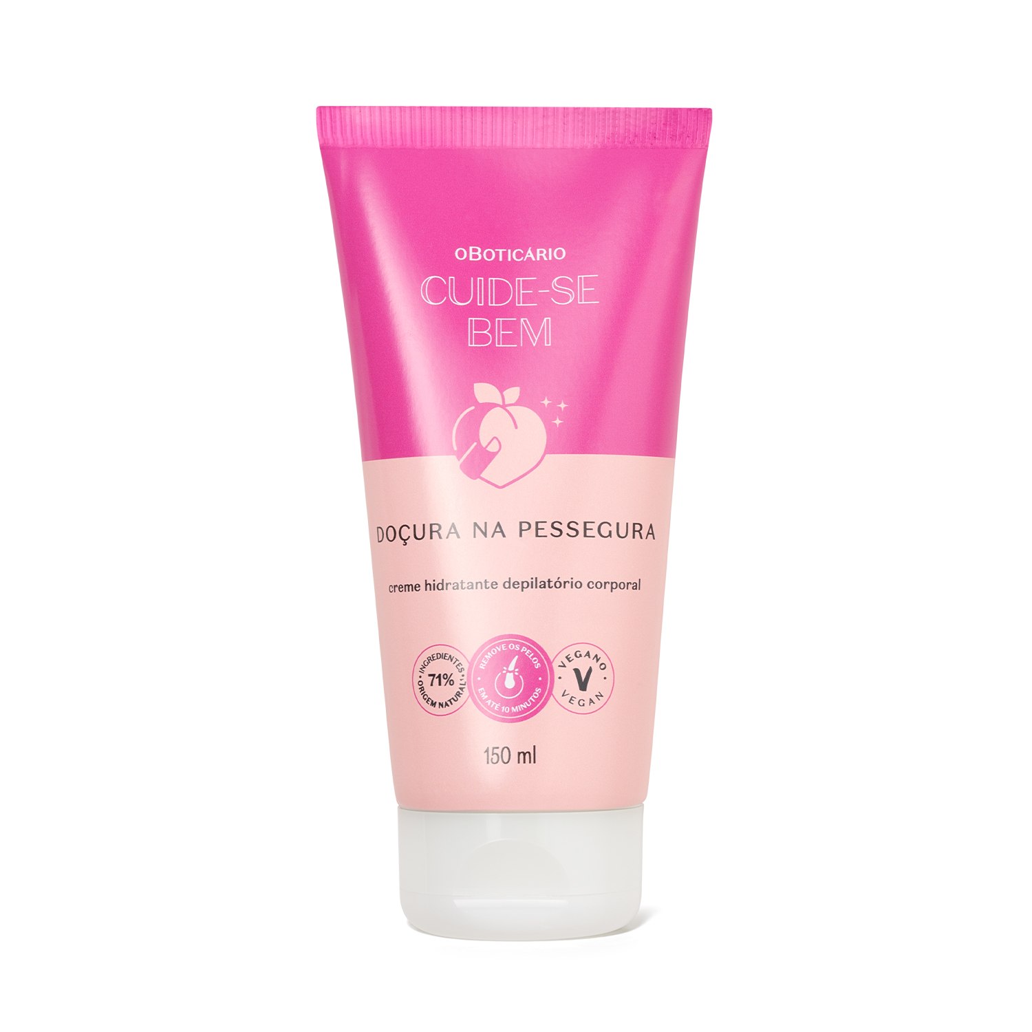 Creme Hidratante Depilatório Corporal Cuide-se Bem Doçura na Pessegura 150ml > Creme Hidratante Depilatório Corporal Cuide-se Bem Doçura na Pessegura 150ml