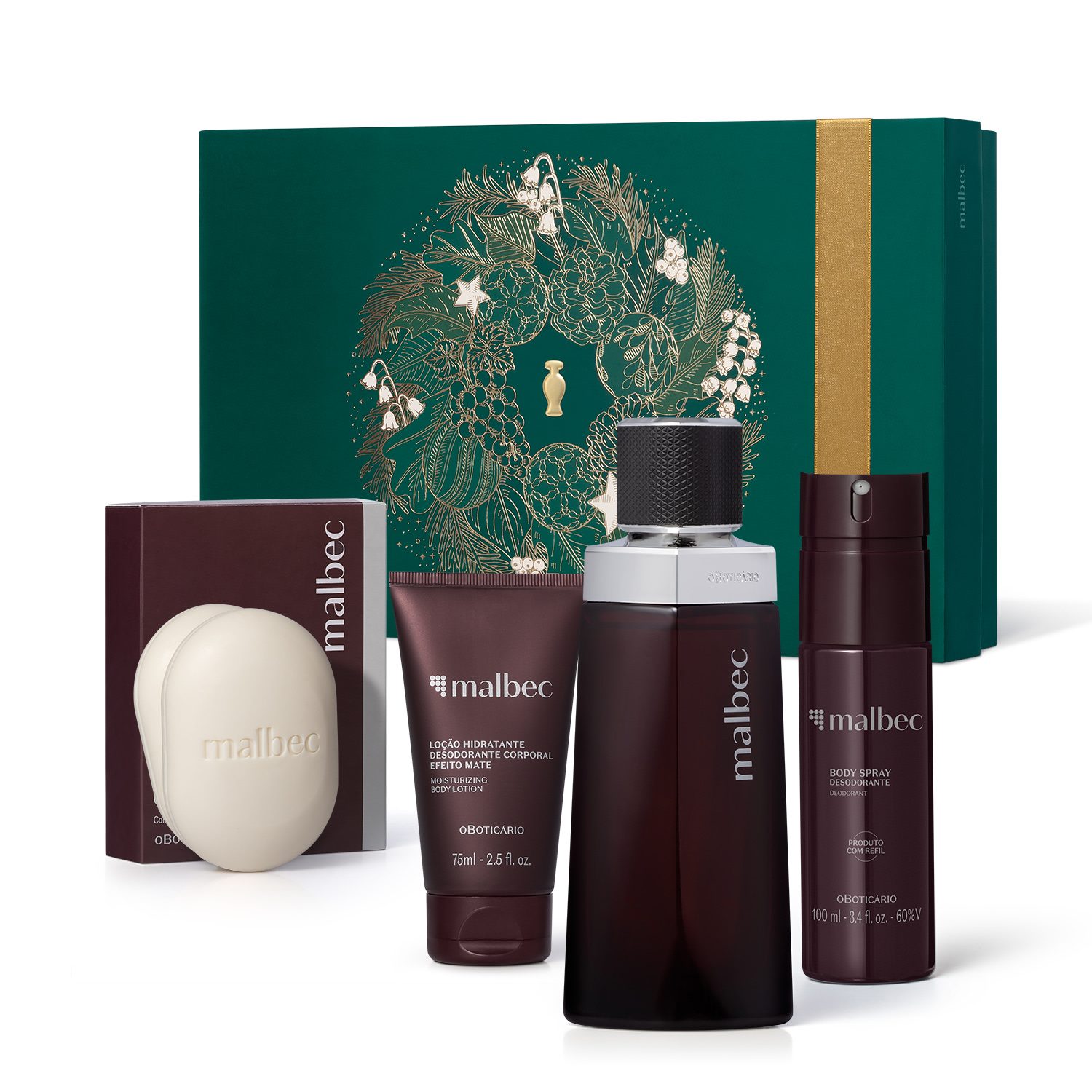 Kit Presente Natal Malbec (4 itens) > Kit Presente Natal Malbec (4 itens)