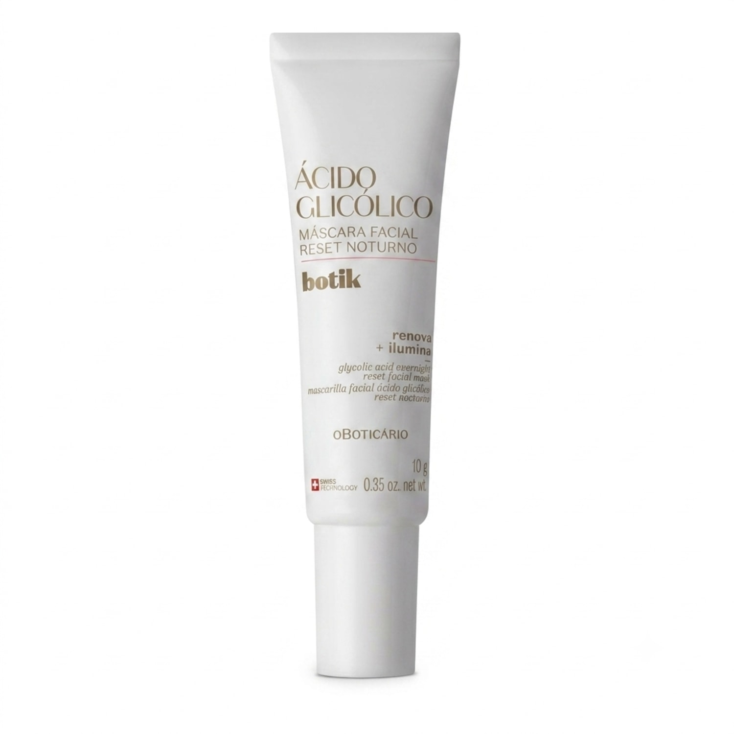 Máscara Facial Reset Noturno Botik Ácido Glicólico 10g