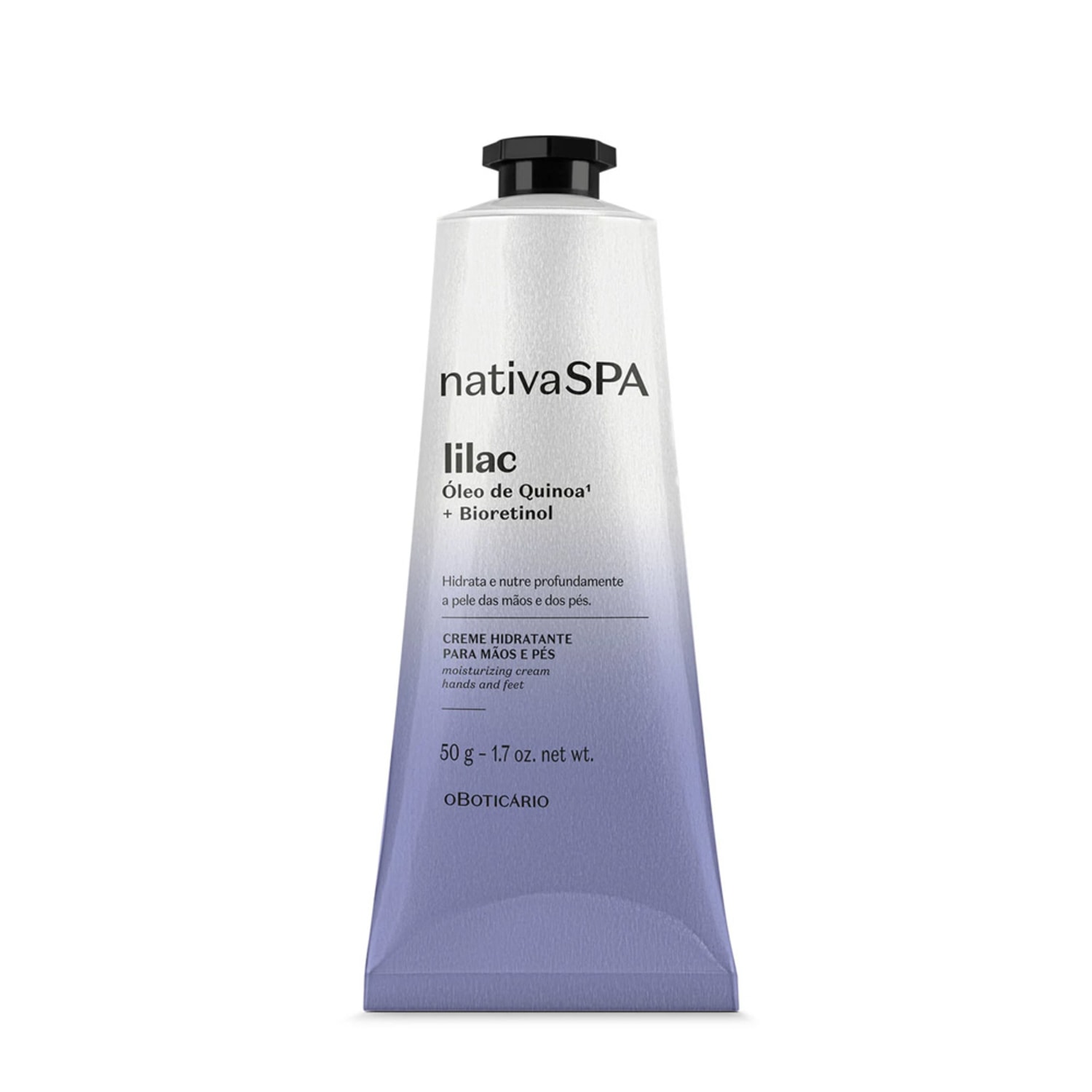 Creme Hidratante Para Mãos e Pés Nativa Spa Lilac 50g > Creme Hidratante Para Mãos e Pés Nativa Spa Lilac 50g