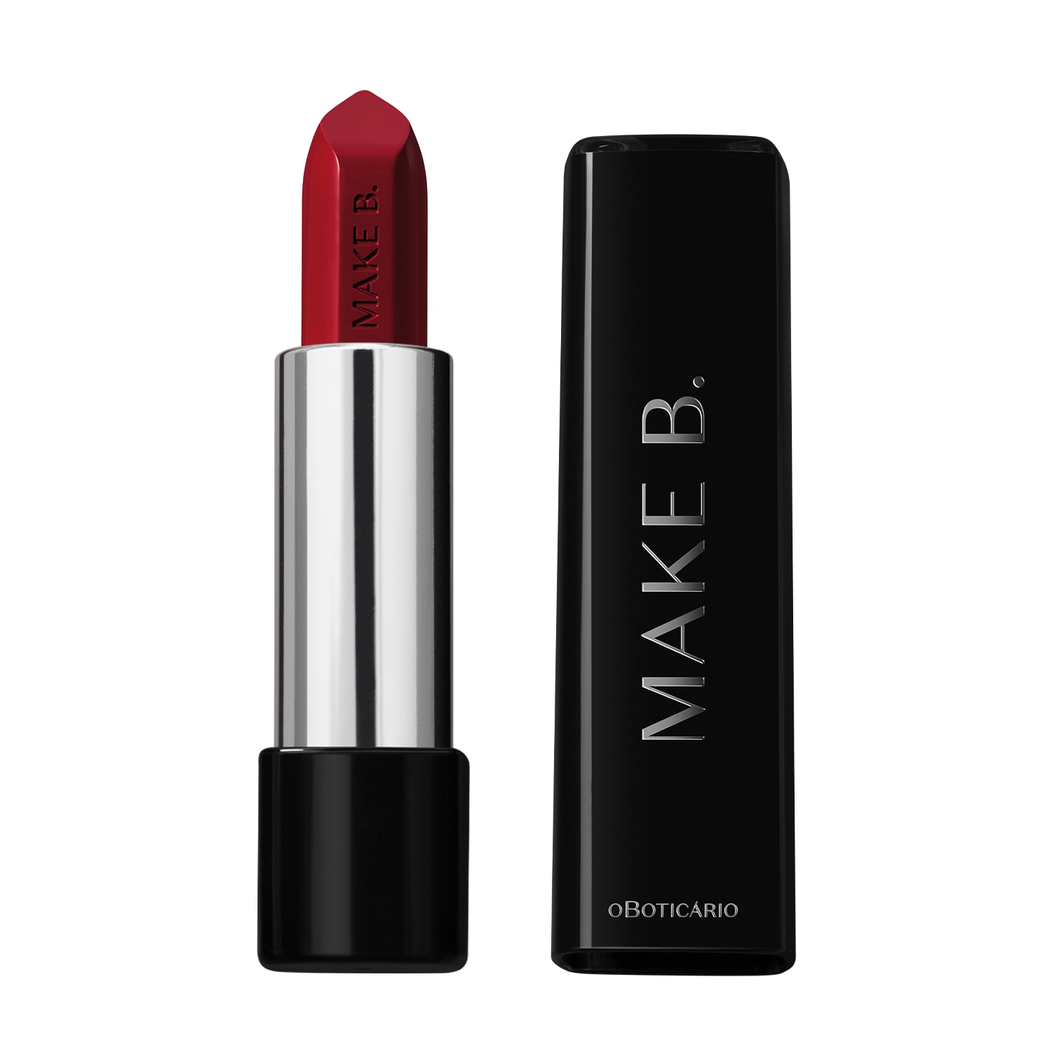 Batom Cremoso Vermelho Revolution Red Make.B 3,6g
