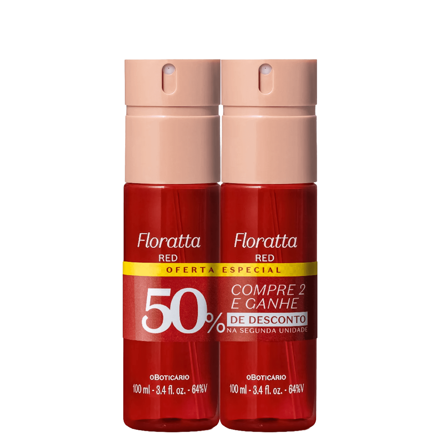 Kit Floratta Red o Boticário - Body Spray Desodorante (2 Produtos)