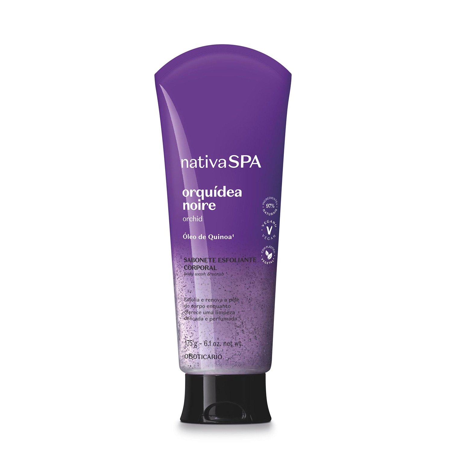 Sabonete Líquido Esfoliante Corporal Orquídea Noire 175g > Sabonete Líquido Esfoliante Corporal Orquídea Noire 175g