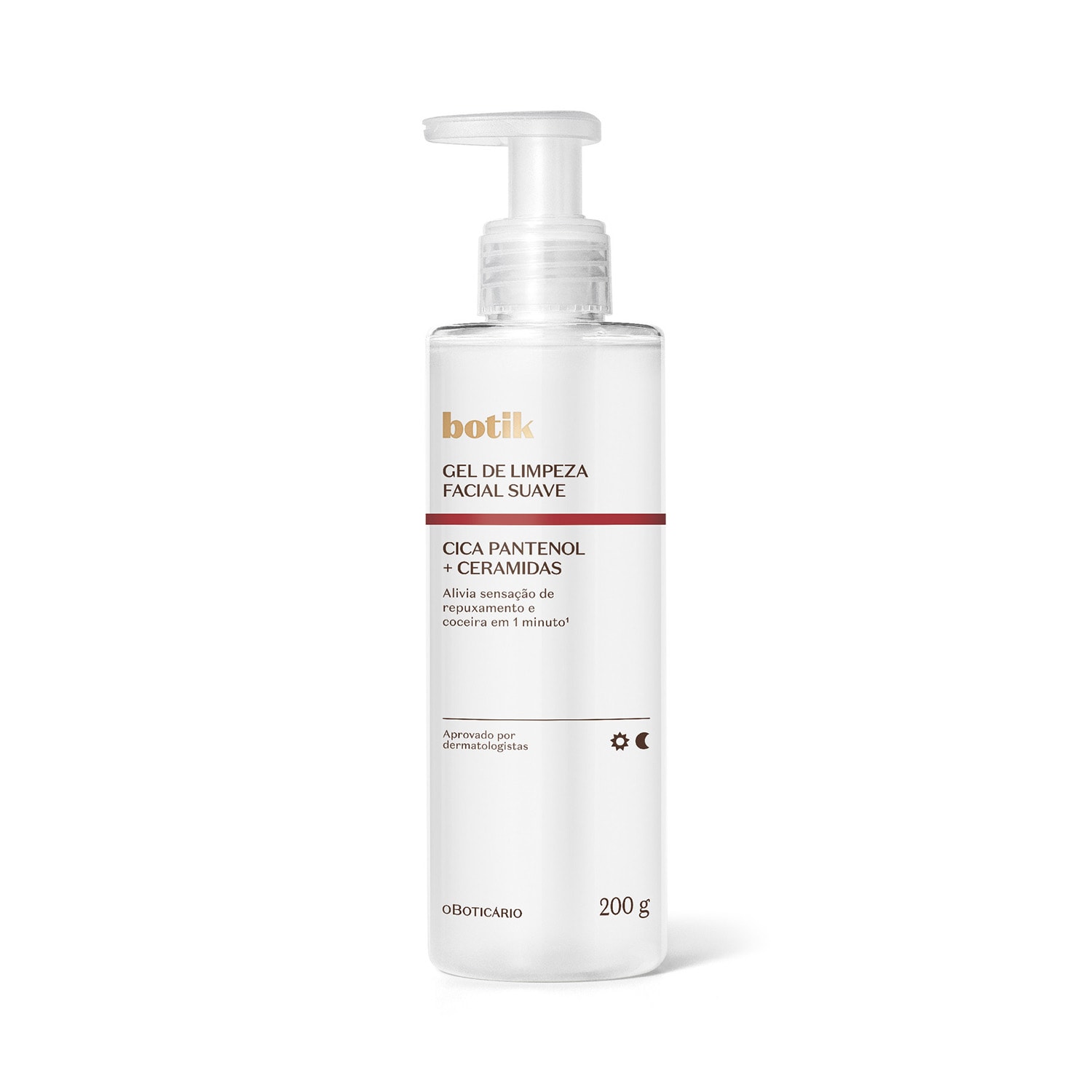 Gel de Limpeza Facial Suave Botik Cica Pantenol E Ceramidas 200g > Gel de Limpeza Facial Suave Botik Cica Pantenol E Ceramidas 200g