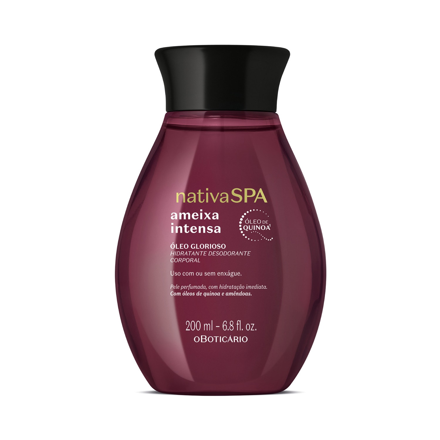 Óleo Glorioso Hidratante Desodorante Corporal Nativa Spa Ameixa Intensa 200ml > Óleo Glorioso Hidratante Desodorante Corporal Nativa Spa Ameixa Intensa 200ml