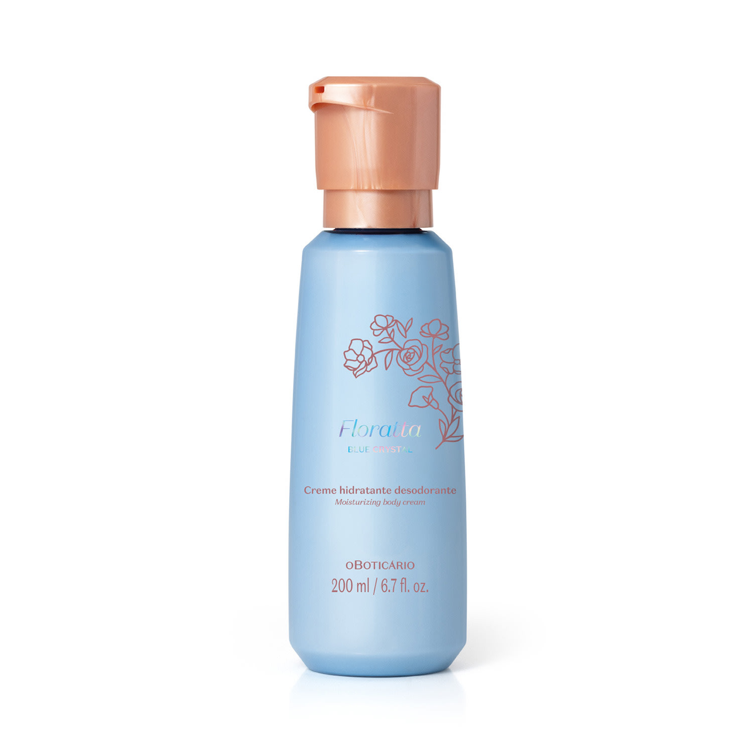 Creme Hidratante Desodorante Corporal Floratta Blue Crystal 200ml